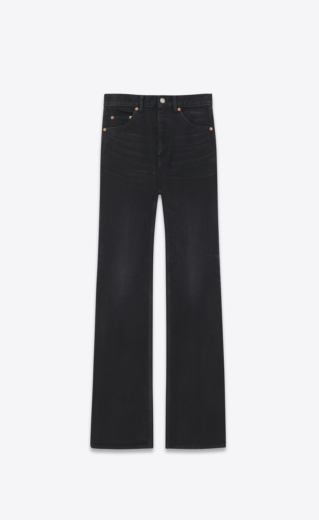 YSL 70\'s Flared Jeans Schwarz | 97518-IXPH