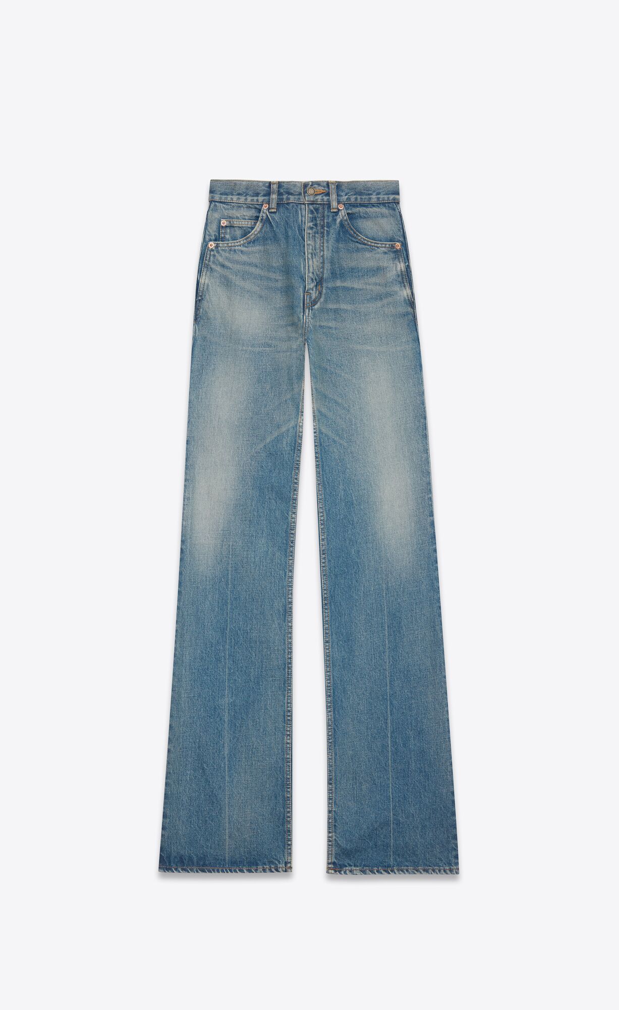 YSL 70\'s Jeans Blau | 40219-FJIO