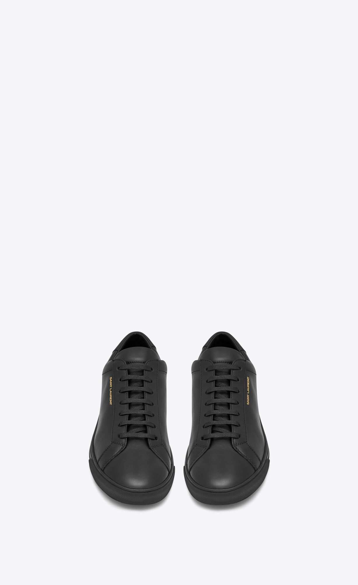 YSL Andy Sneakers In Leder Schwarz | 20138-WBCR