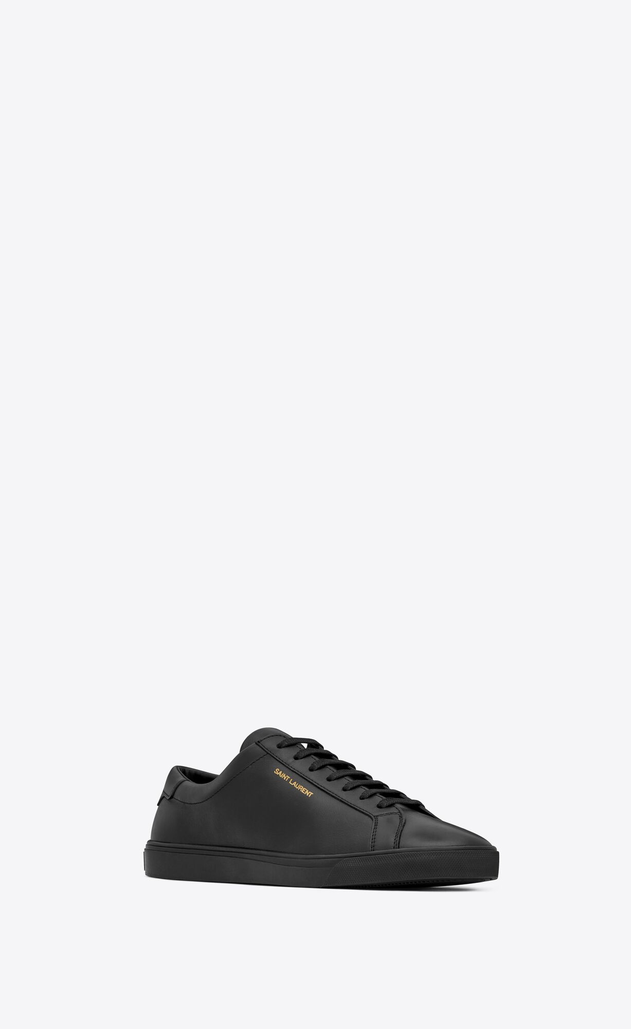 YSL Andy Sneakers In Leder Schwarz | 60894-TFYQ