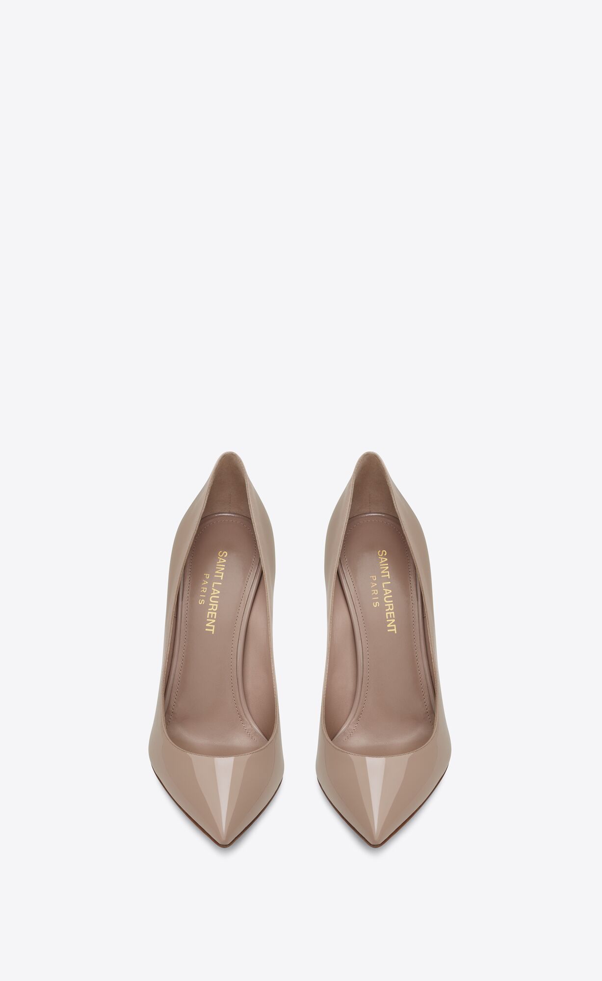 YSL Anja Pumps In Lack Leder Dunkelrosa | 18509-JAZK