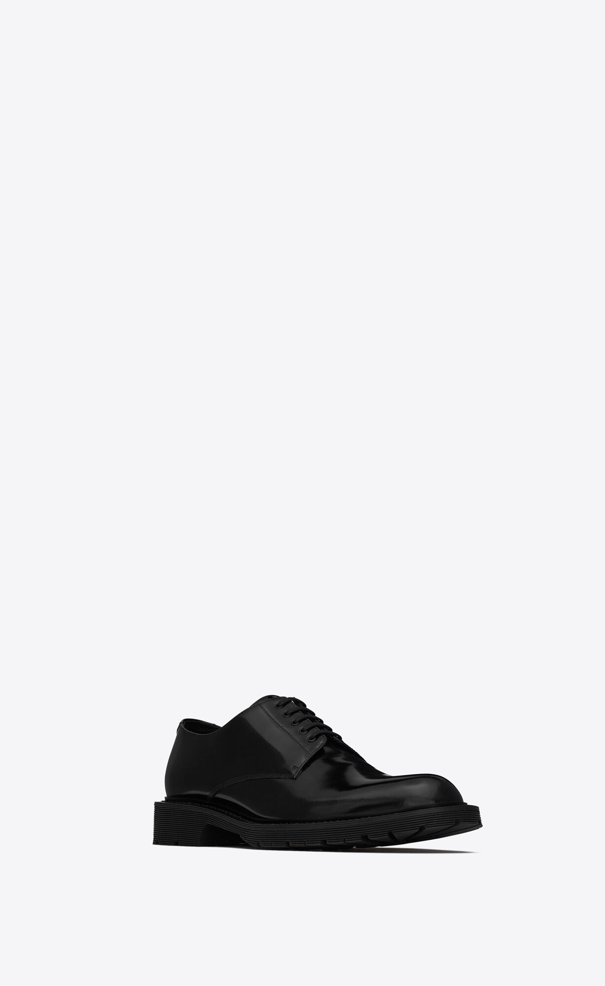 YSL Army Derbies In Lack Leder Noir | 64352-ITJP