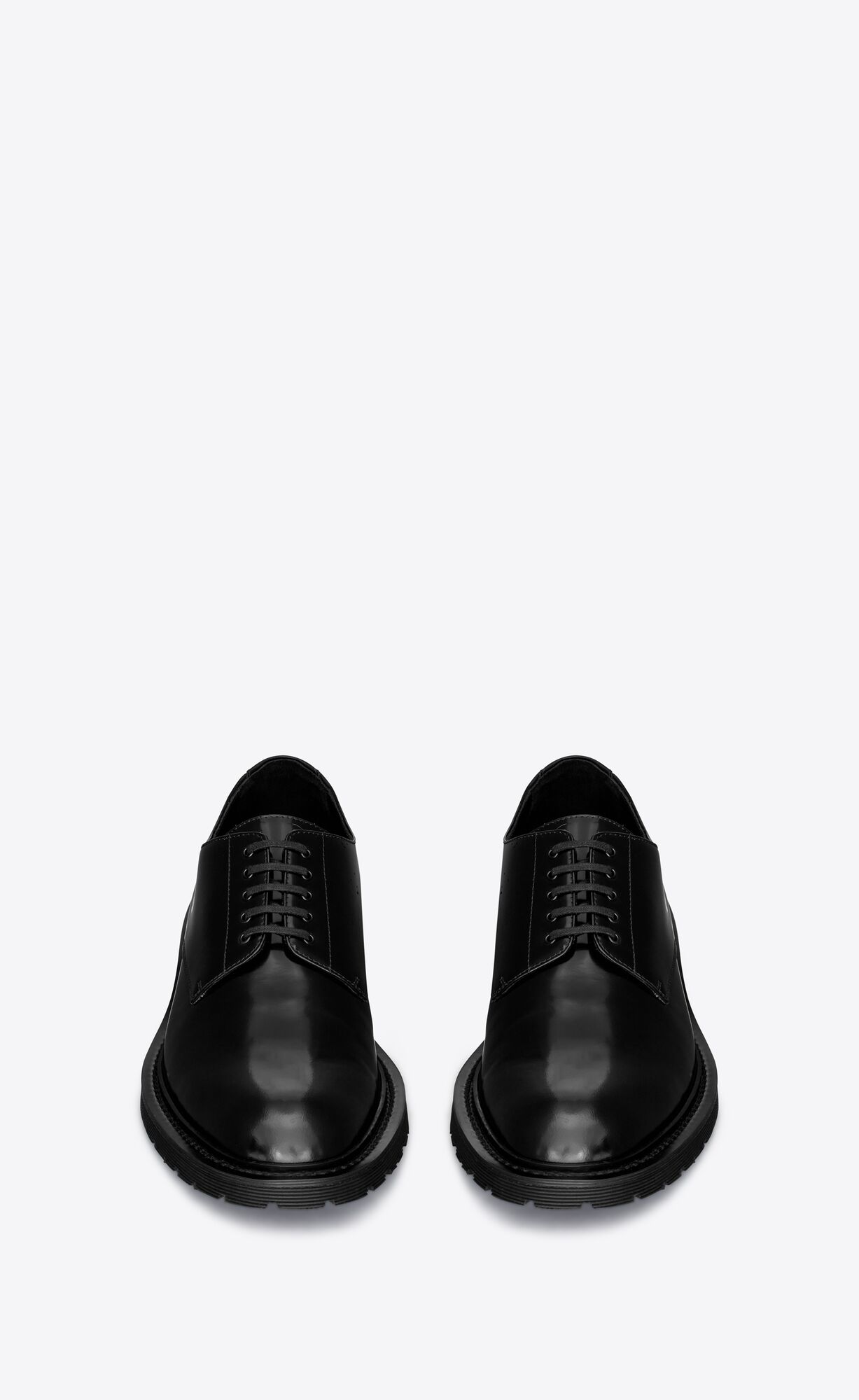 YSL Army Derbies In Lack Leder Noir | 64352-ITJP