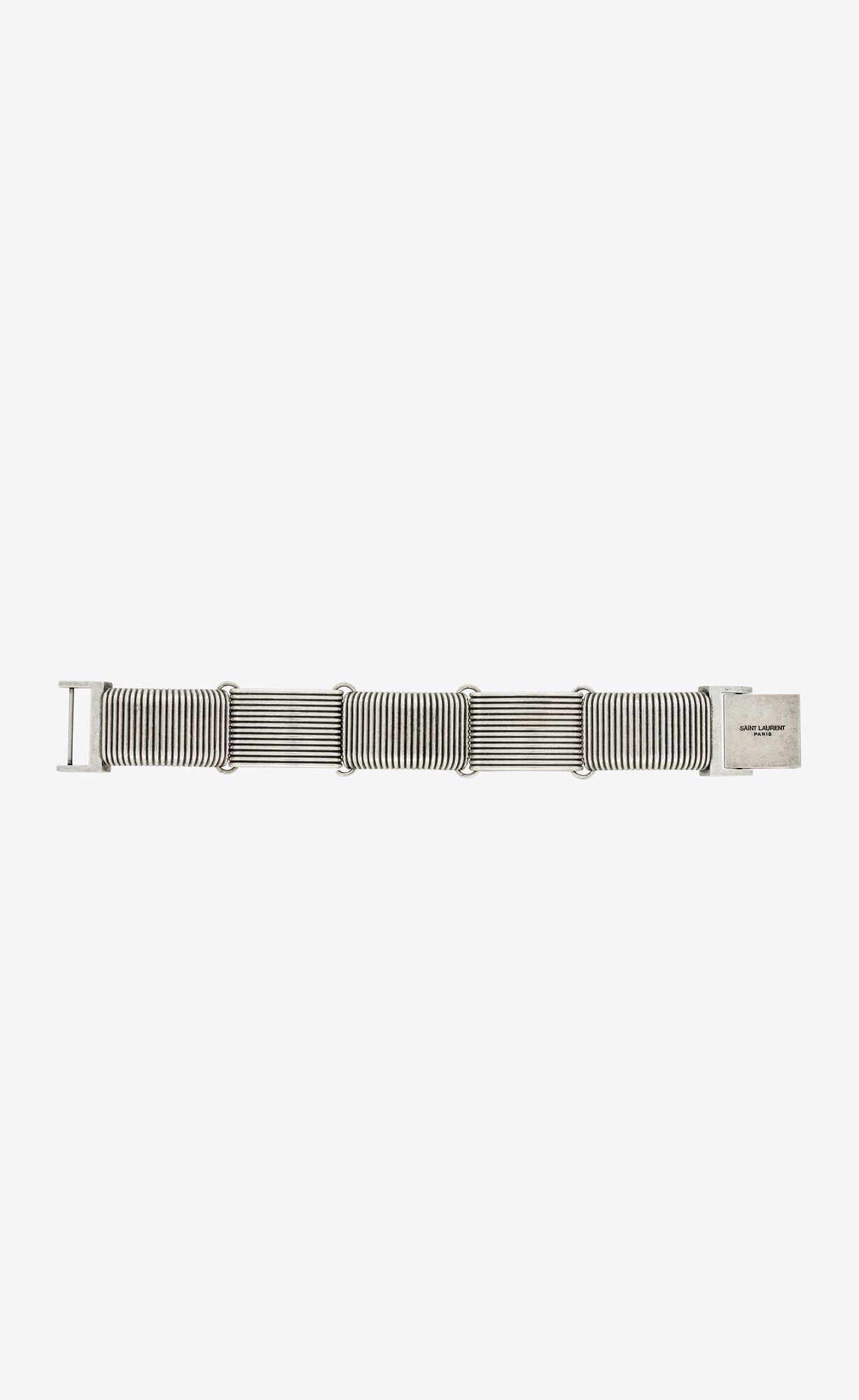 YSL Art Deco Bracelet In Metal Silber | 38721-UDJW