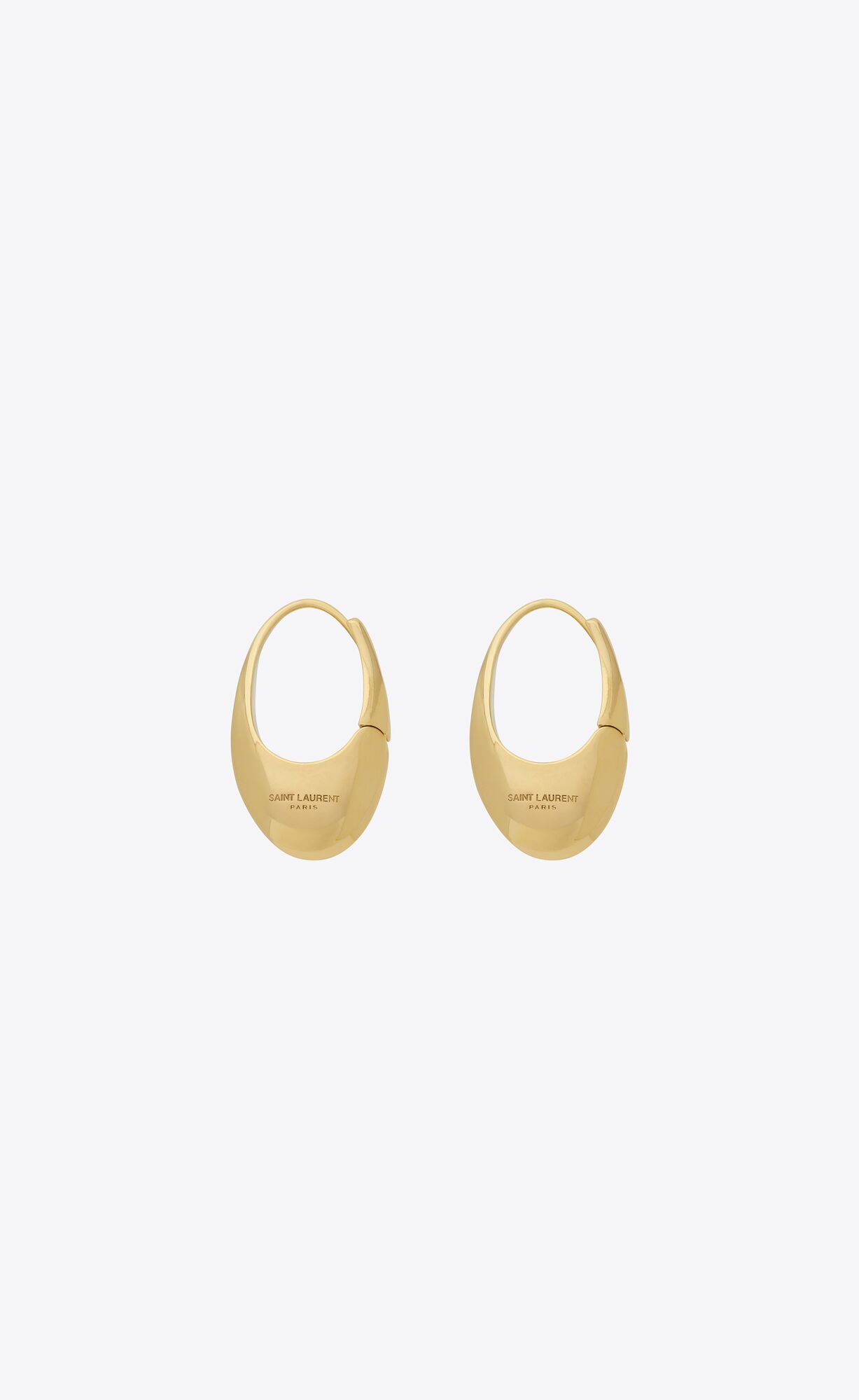 YSL Arty Earrings In Metal Gold | 82057-LOFX