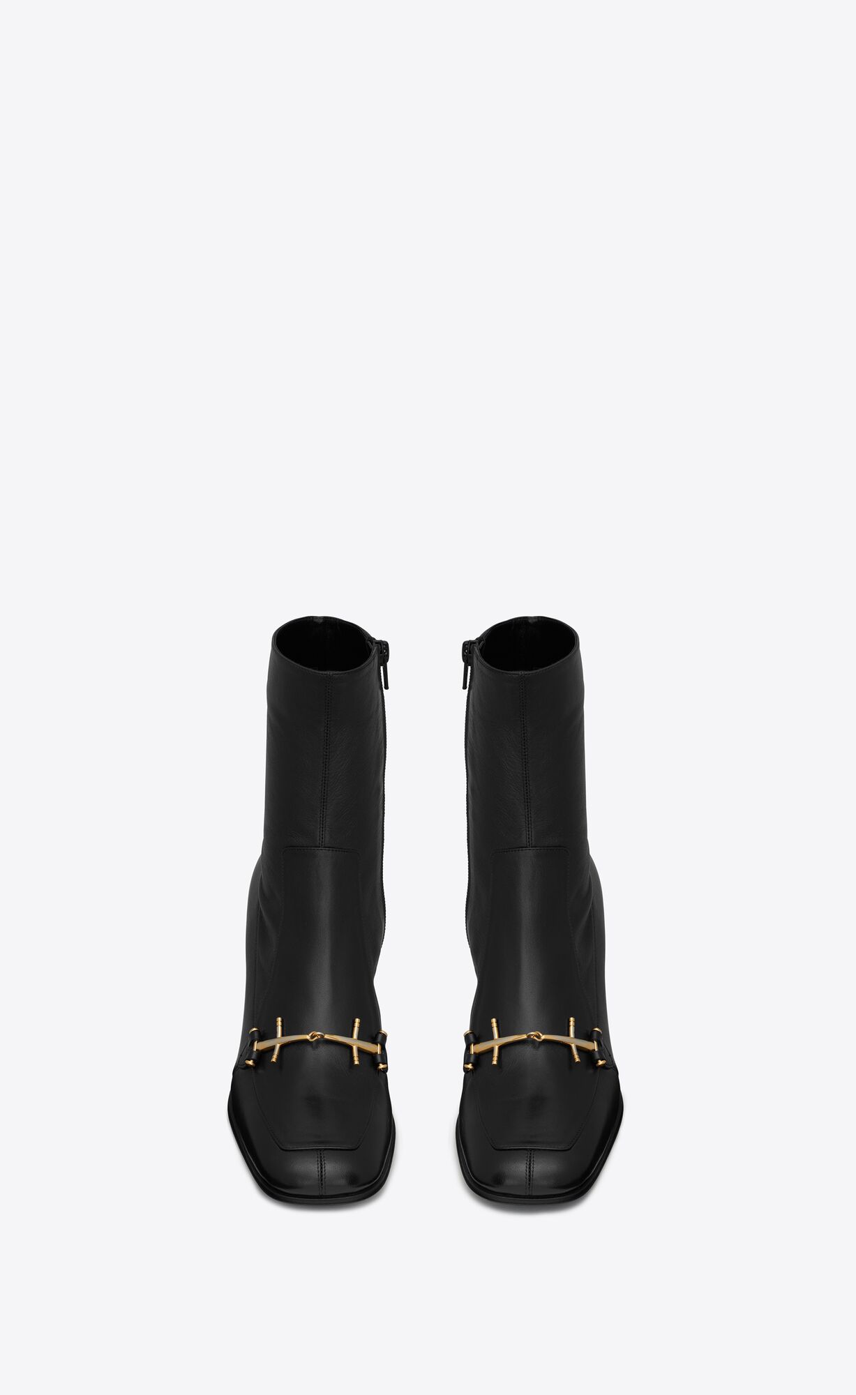 YSL Beau Boots In Smooth Leder Noir | 10984-WLMP