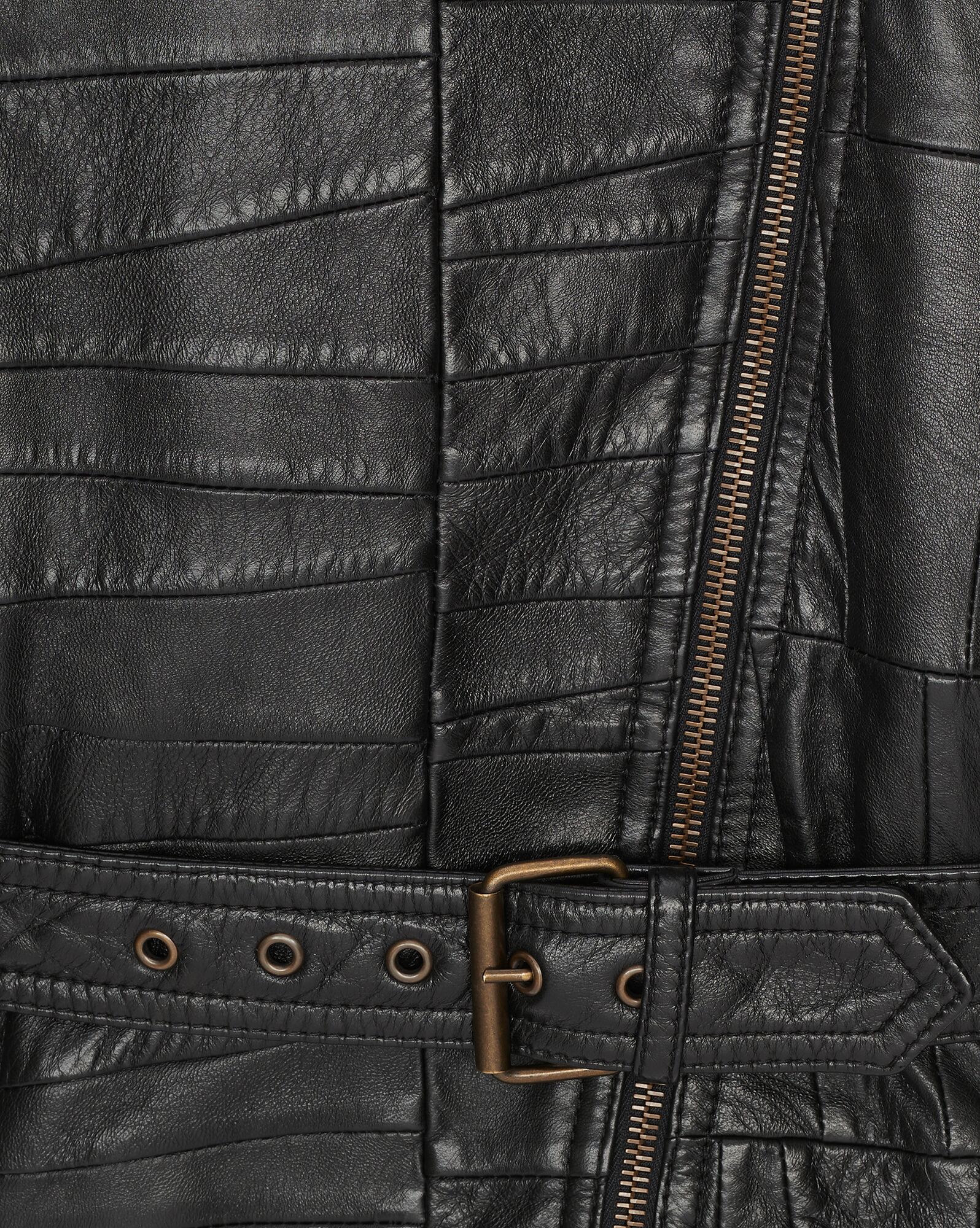 YSL Biker Jacket In Lambskin Schwarz | 18490-KMWG