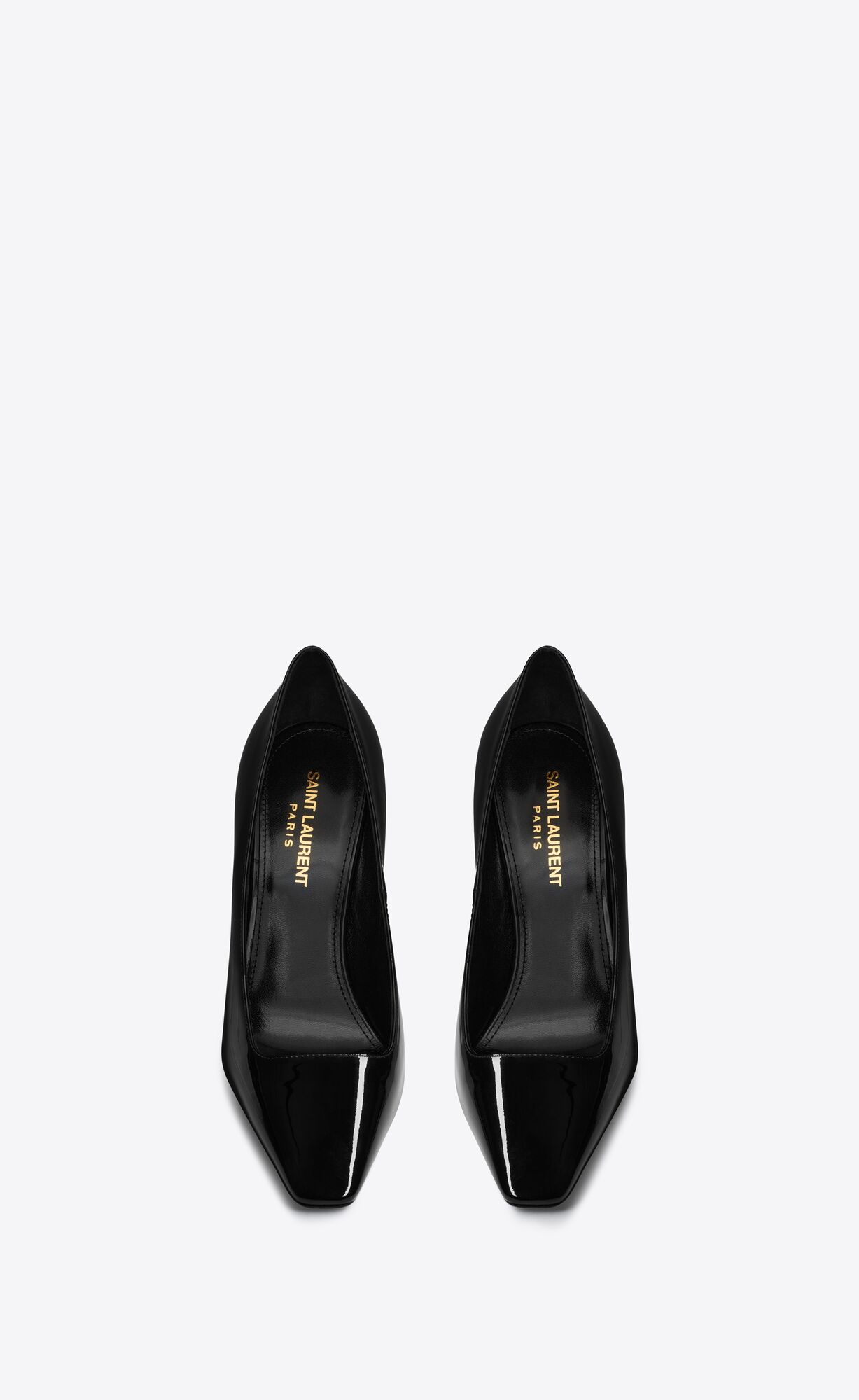 YSL Blade Pumps In Lack Leder Noir | 82457-EUWN