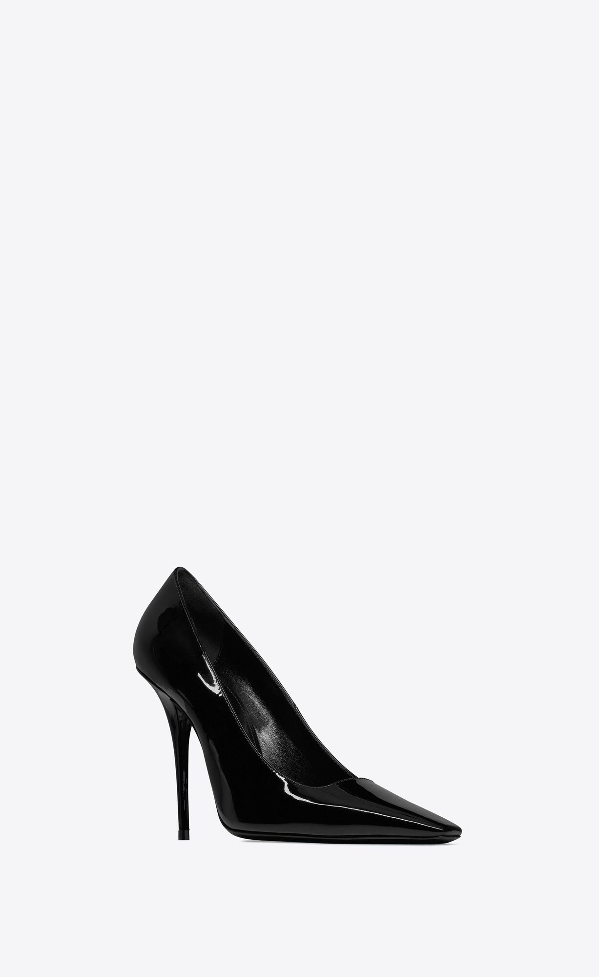 YSL Blade Pumps In Lack Leder Noir | 82457-EUWN