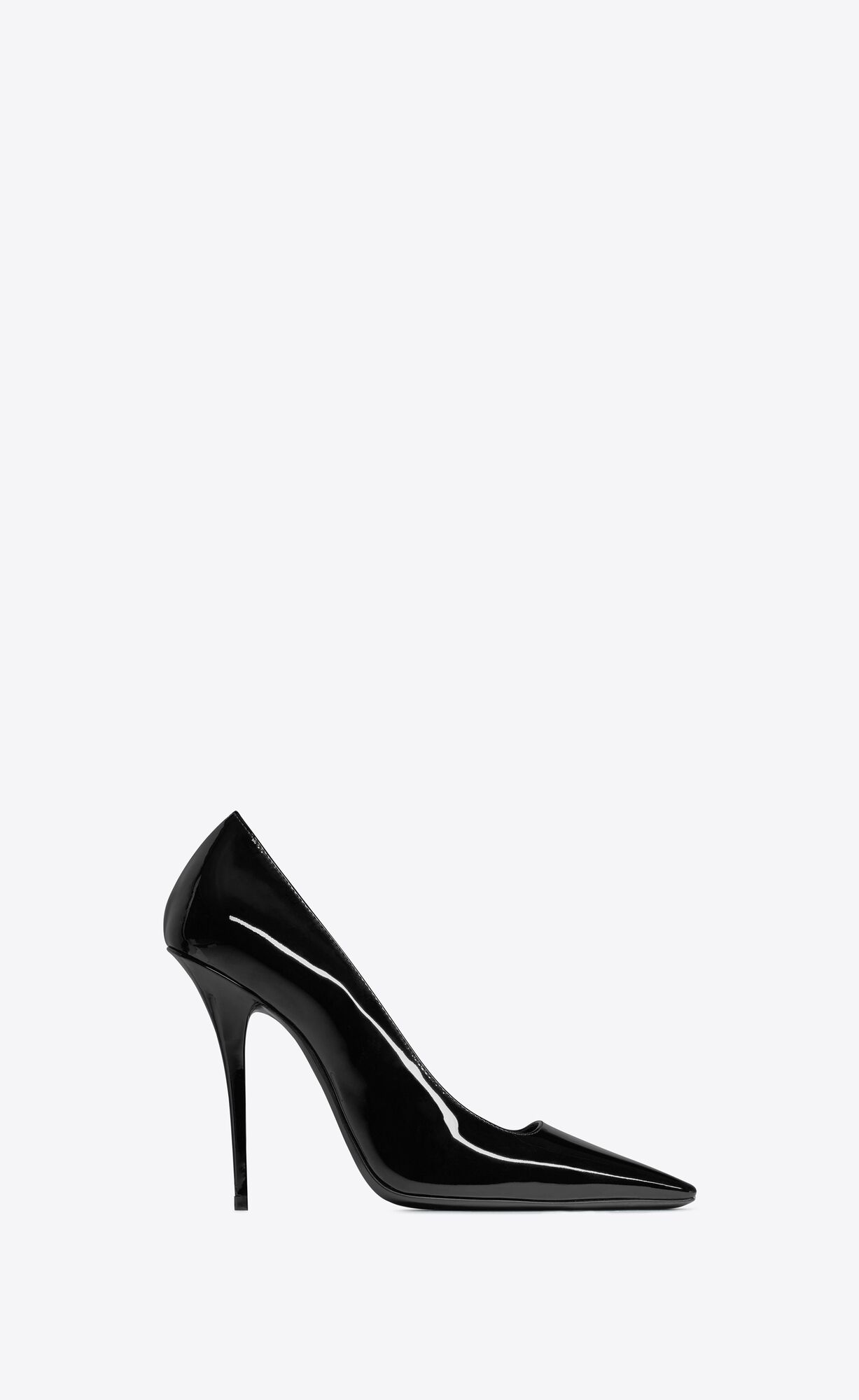 YSL Blade Pumps In Lack Leder Noir | 82457-EUWN