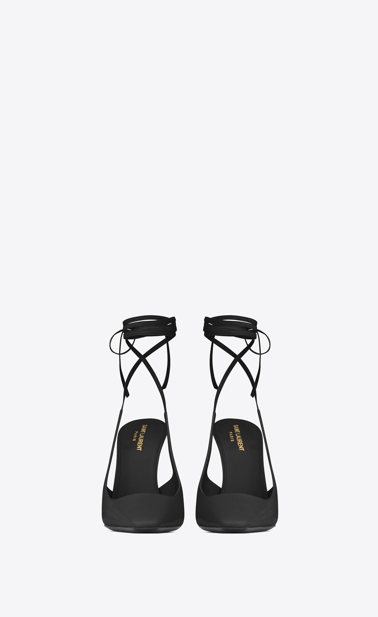 YSL Blade Slingback Pumps In Smooth Leder Schwarz | 29031-DNCI