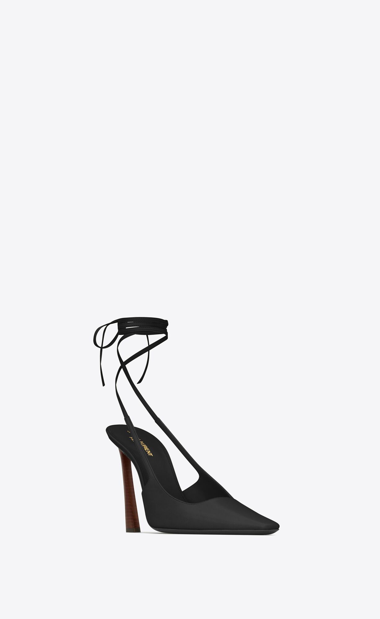 YSL Blade Slingback Pumps In Smooth Leder Schwarz | 29031-DNCI