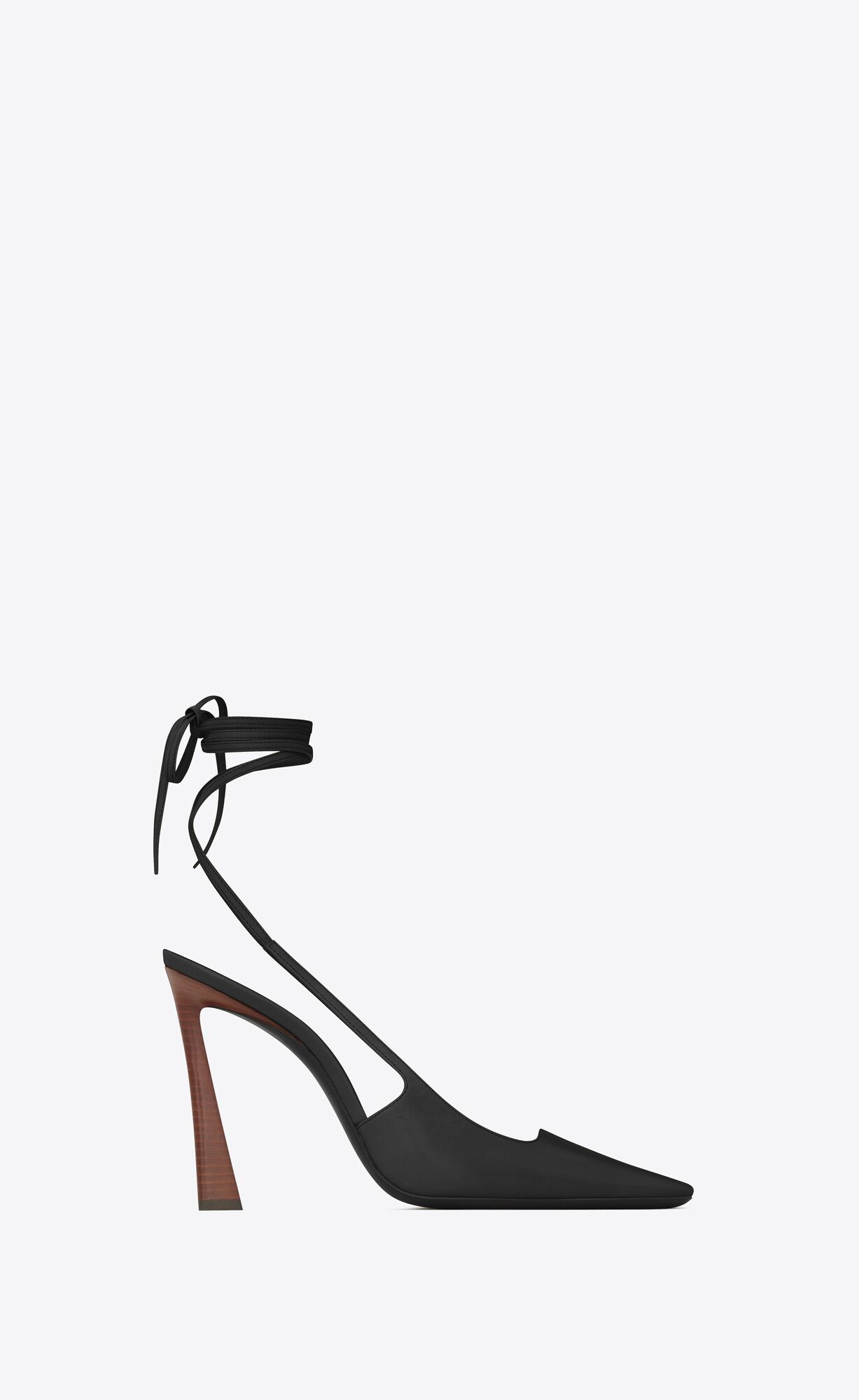 YSL Blade Slingback Pumps In Smooth Leder Schwarz | 29031-DNCI