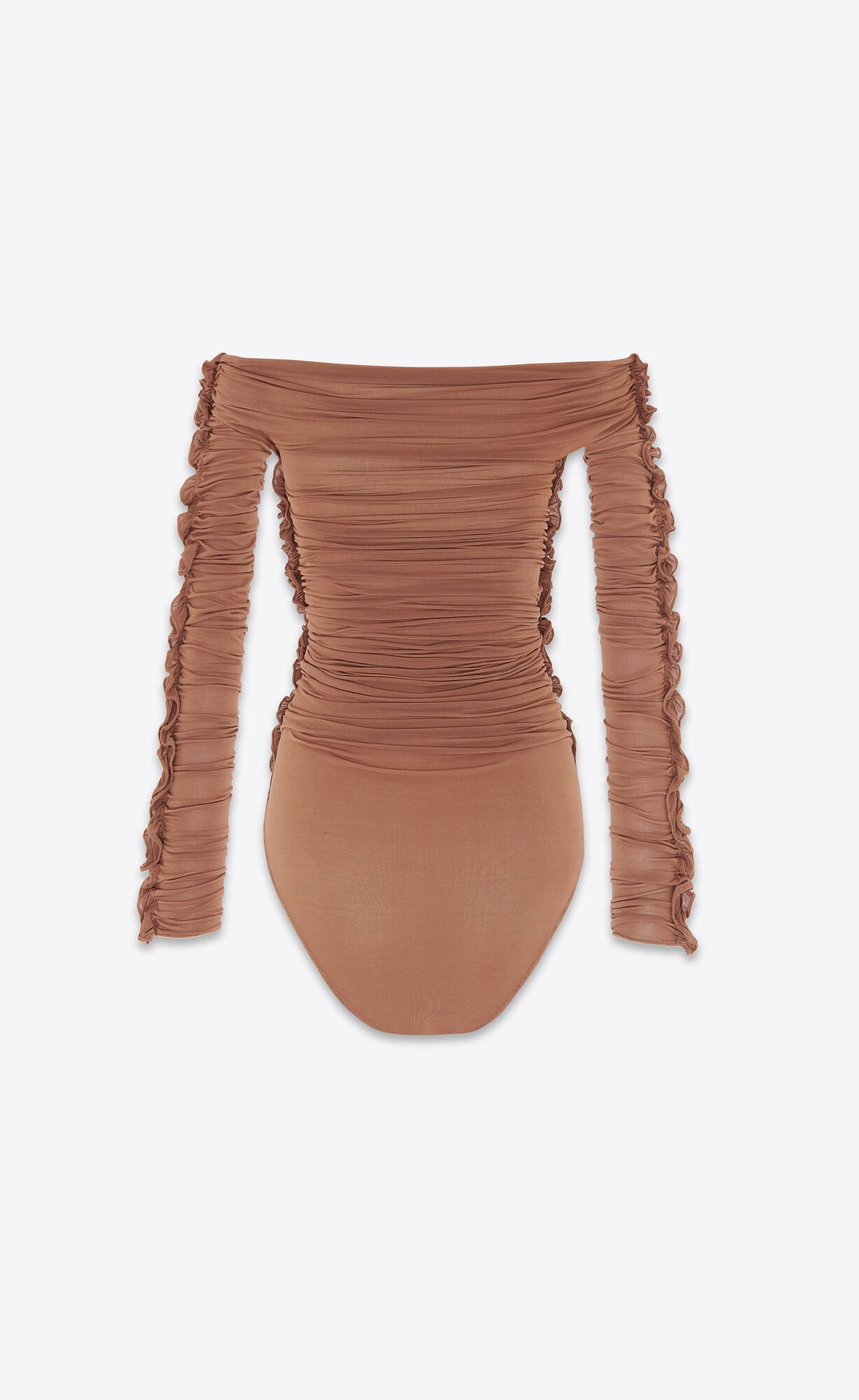 YSL Bodysuit In Jersey Terre | 73694-EOWG