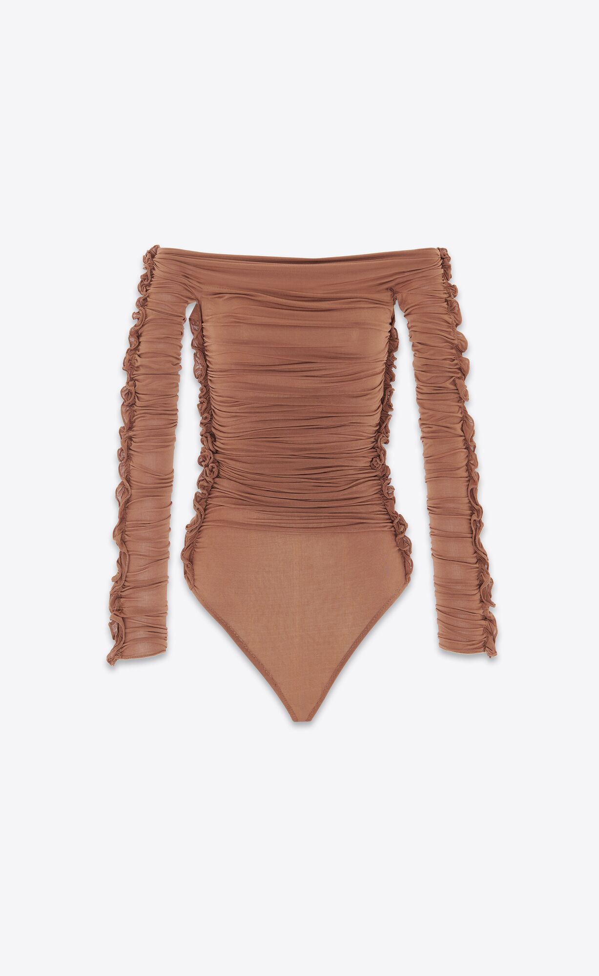 YSL Bodysuit In Jersey Terre | 73694-EOWG