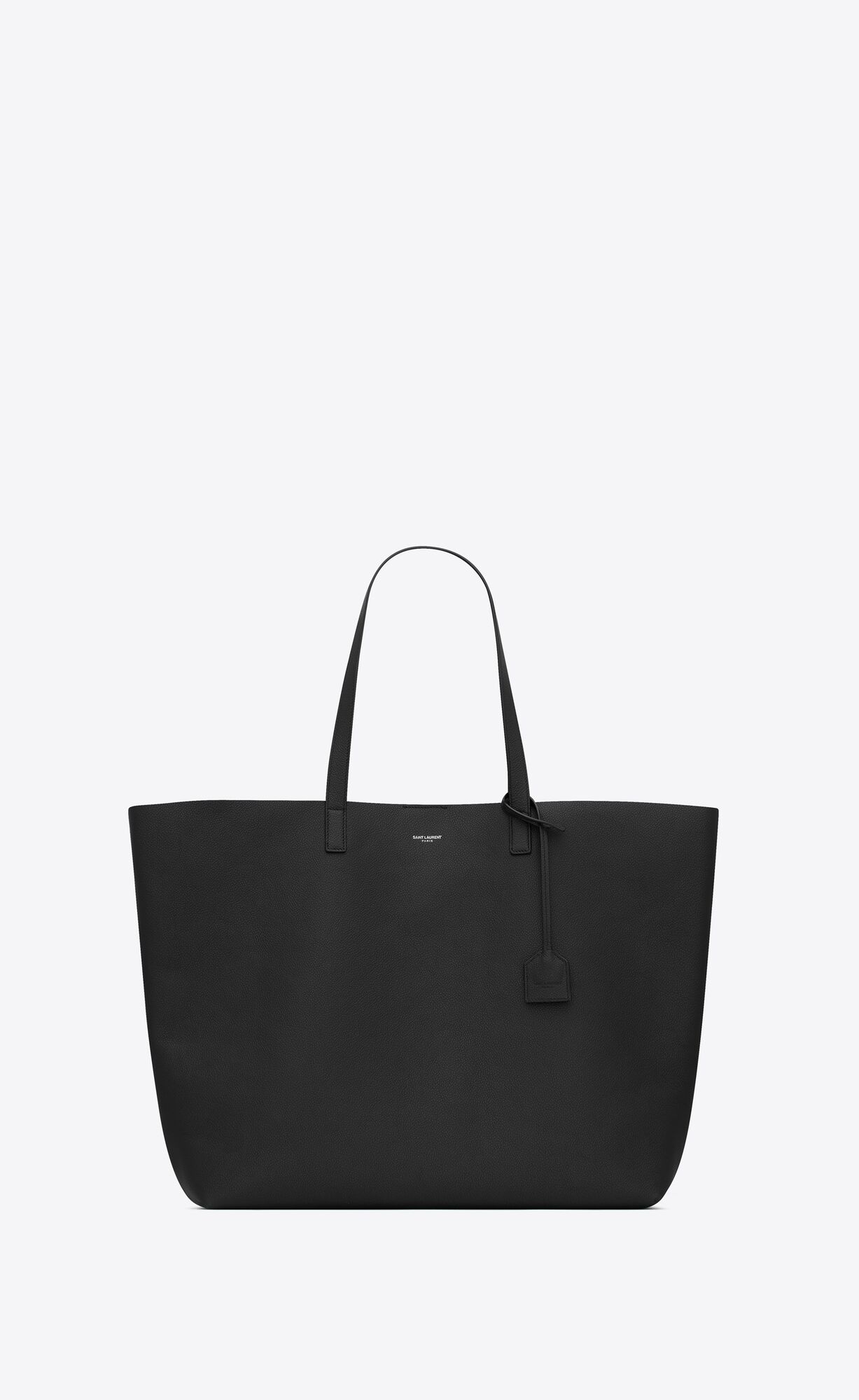 YSL Bold East/West Shopping Bag In Grained Leder Noir | 04163-SRBE