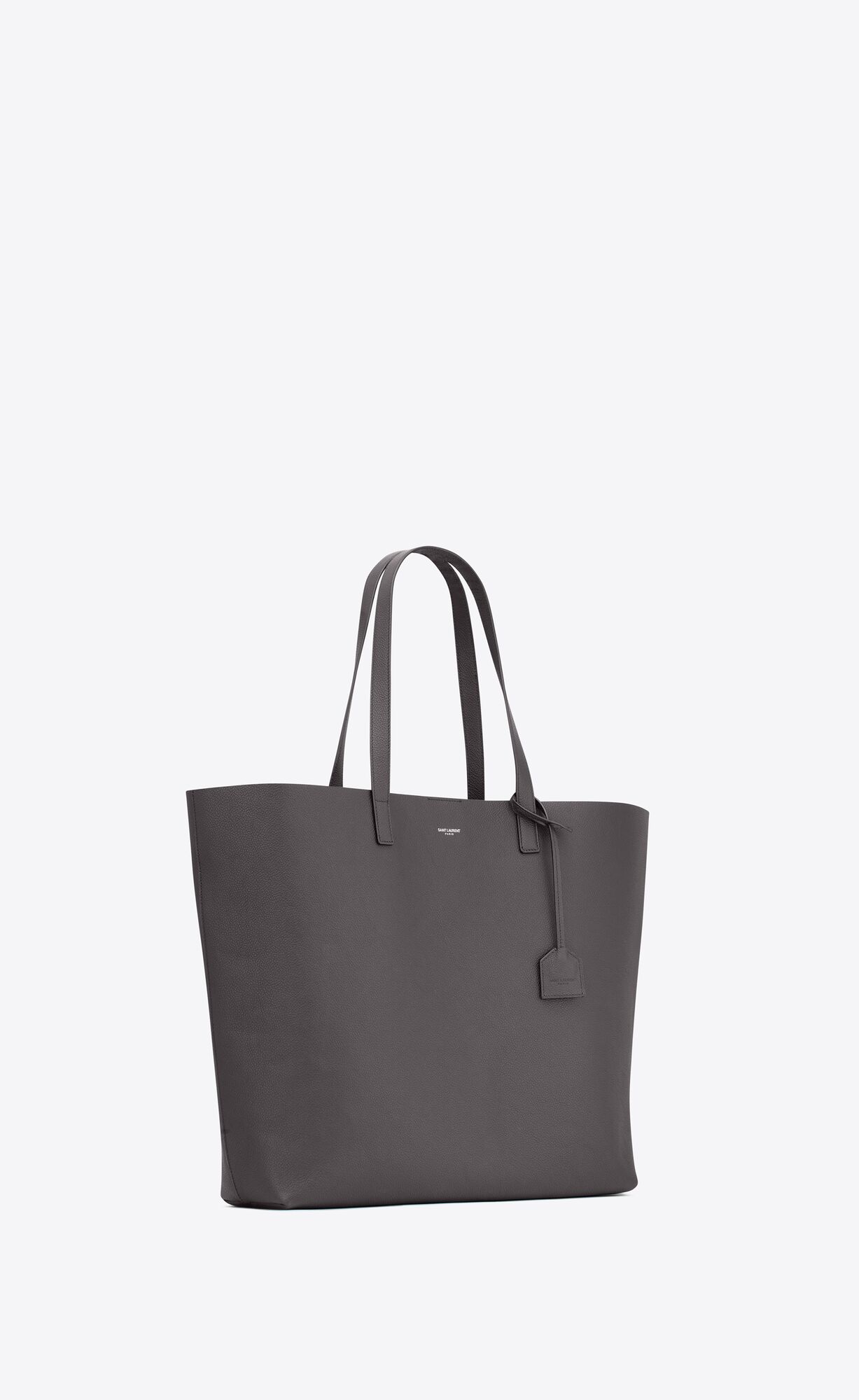 YSL Bold East/West Shopping Bag In Grained Leder Storm | 70352-CLRO