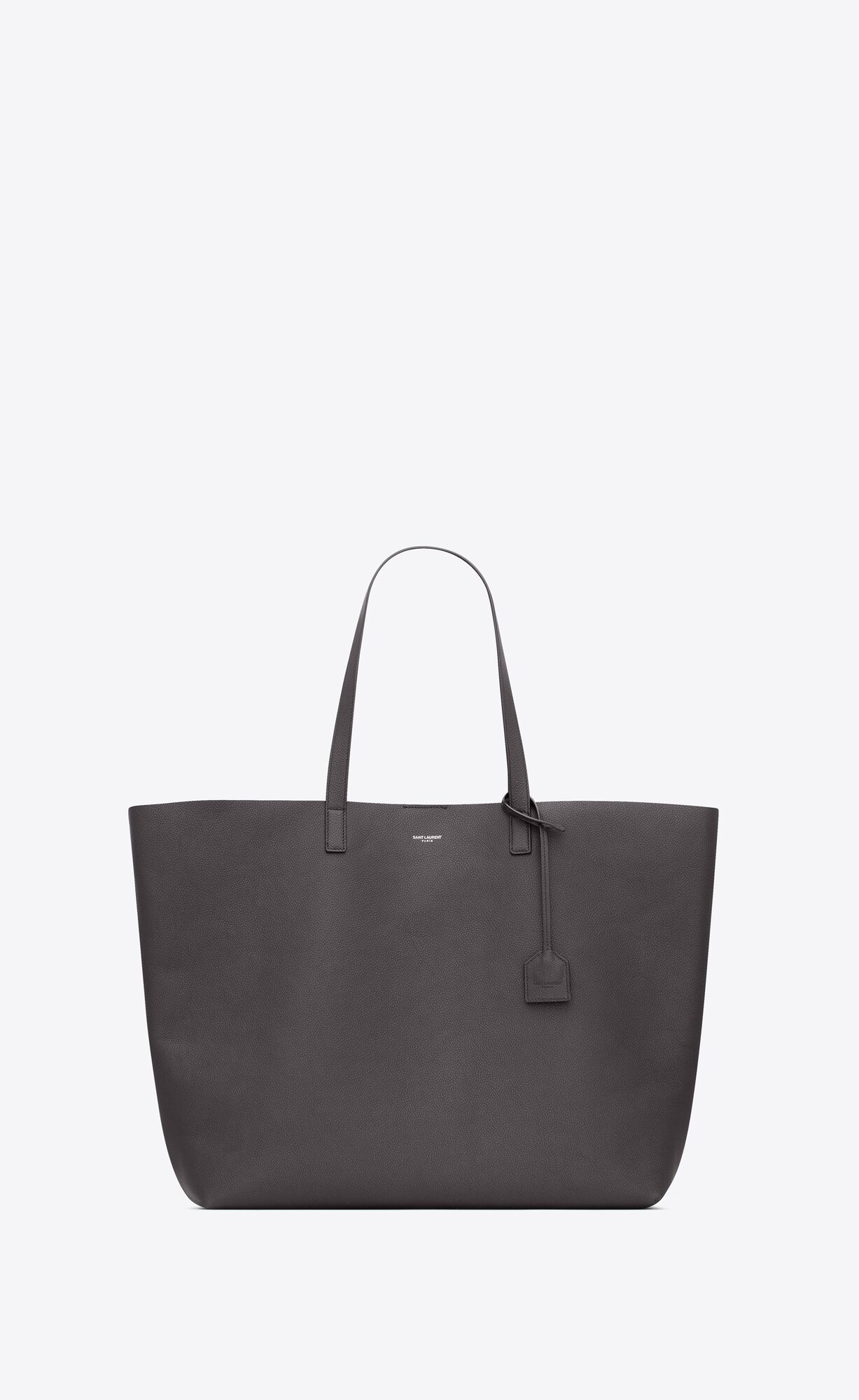 YSL Bold East/West Shopping Bag In Grained Leder Storm | 70352-CLRO