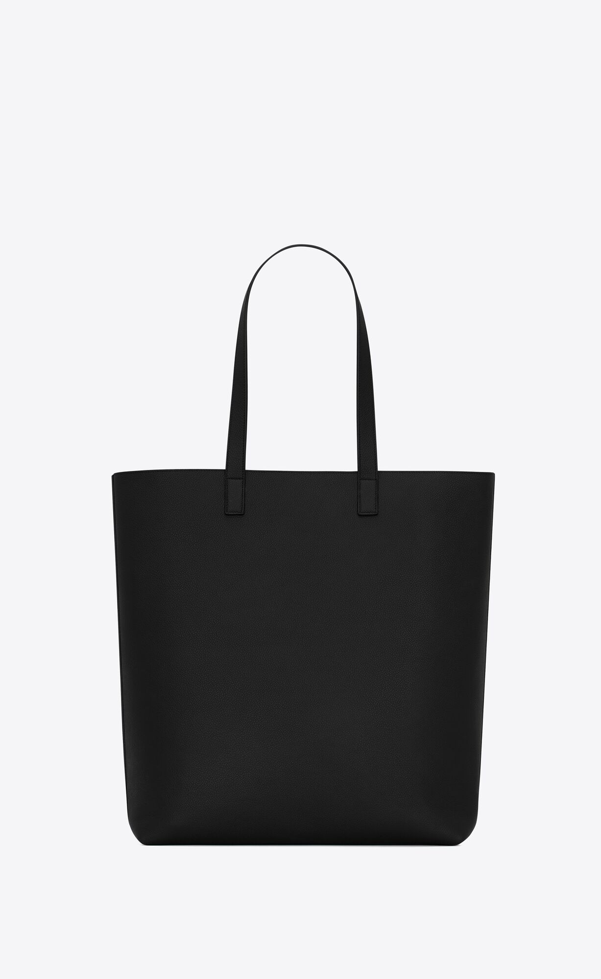 YSL Bold Shopping Bag In Grained Leder Schwarz | 46180-IOJT