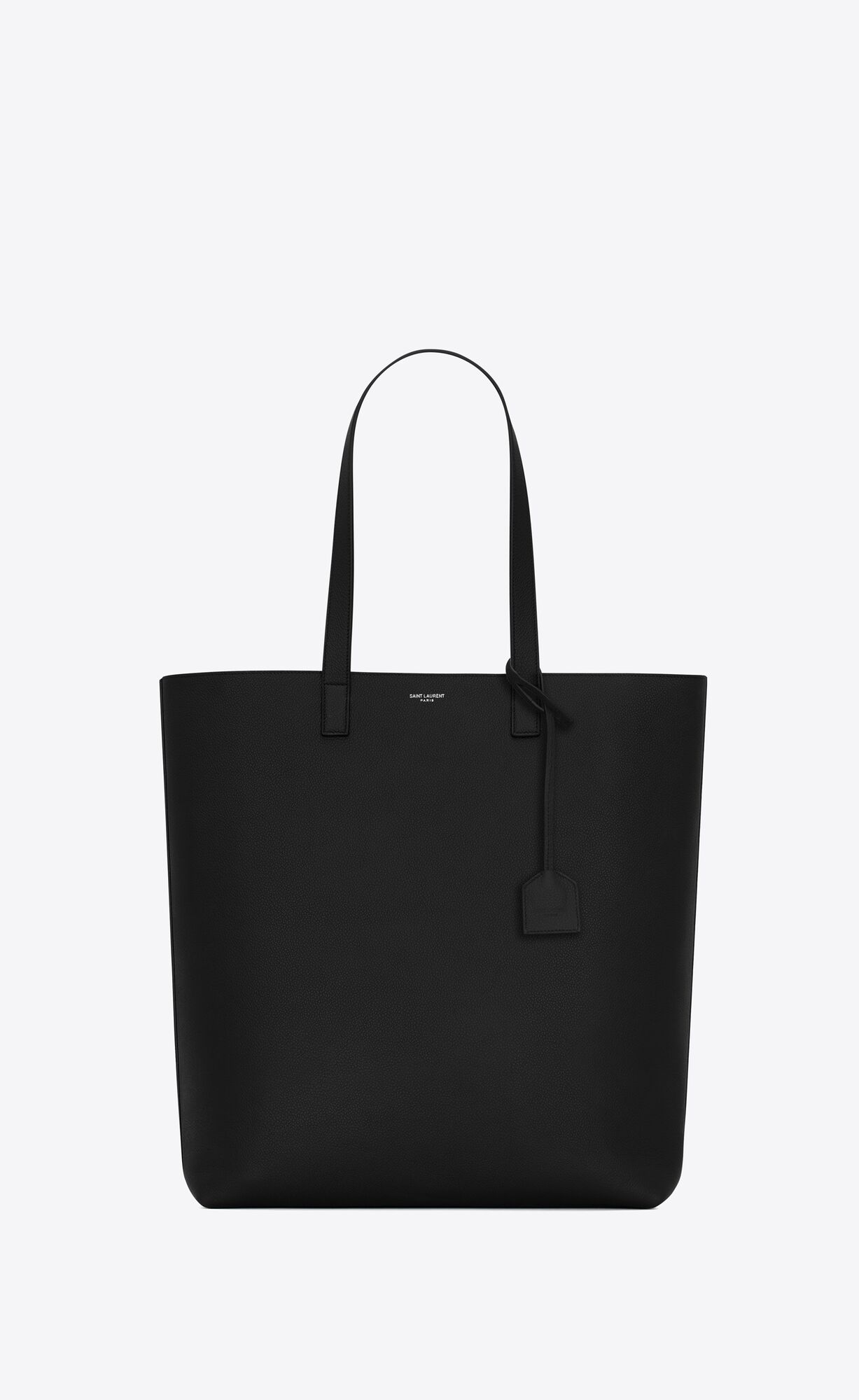 YSL Bold Shopping Bag In Grained Leder Schwarz | 46180-IOJT