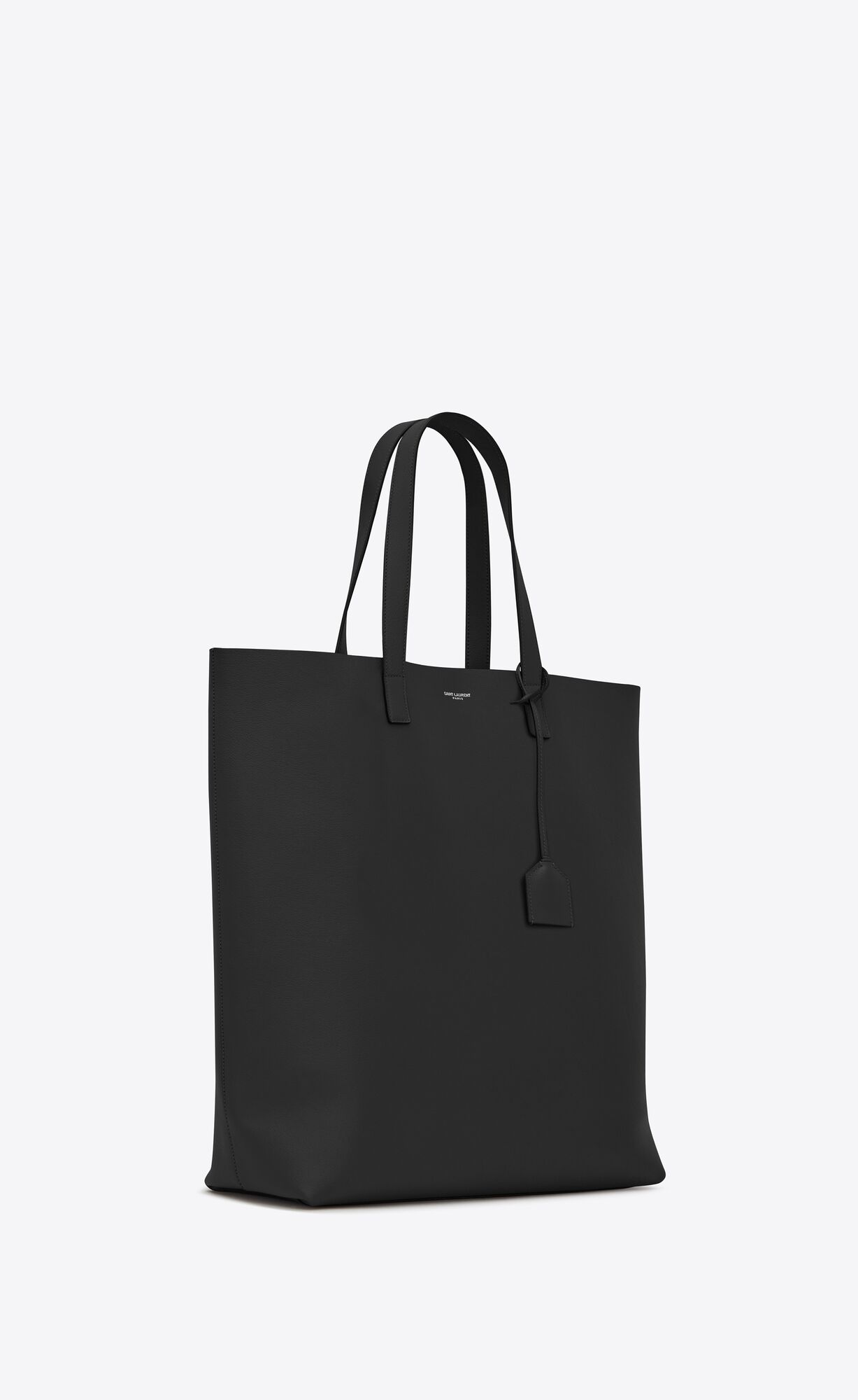 YSL Bold Shopping Bag In Soft Leder Schwarz | 37048-ETDP