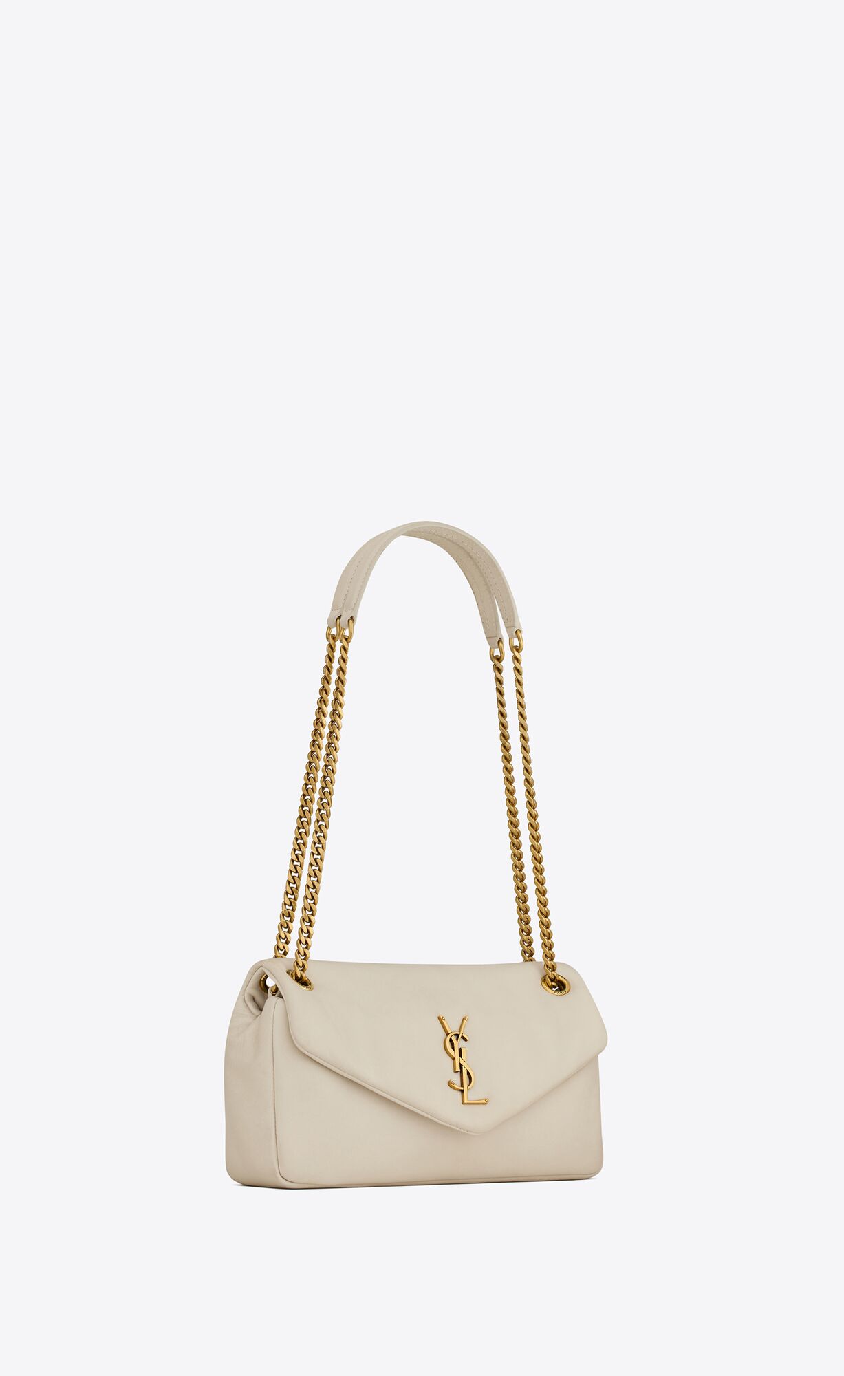 YSL Calypso In Lambskin New Crema Soft | 14608-ZLTX