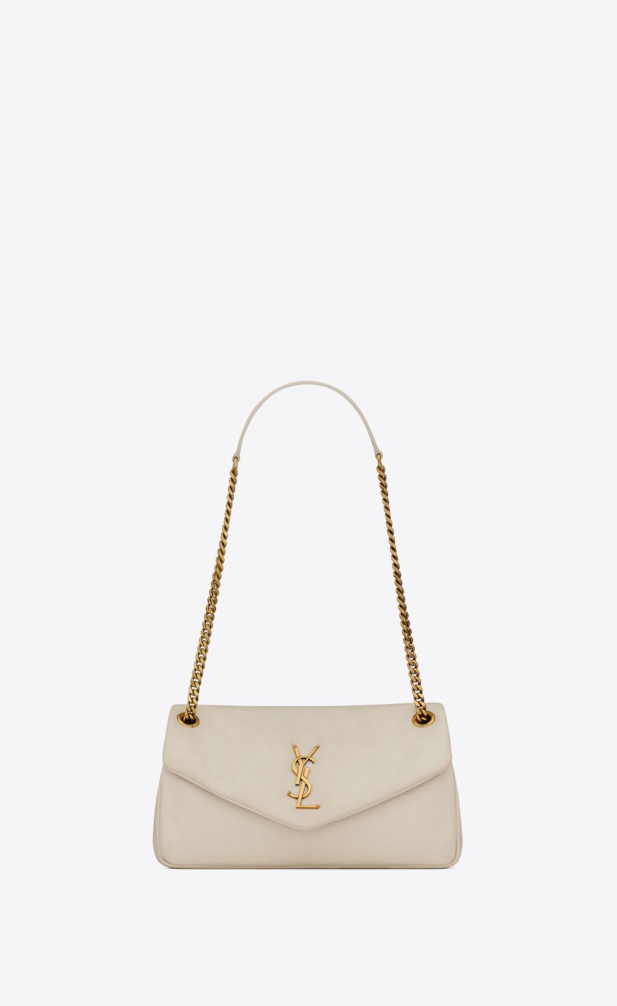 YSL Calypso In Lambskin New Crema Soft | 14608-ZLTX