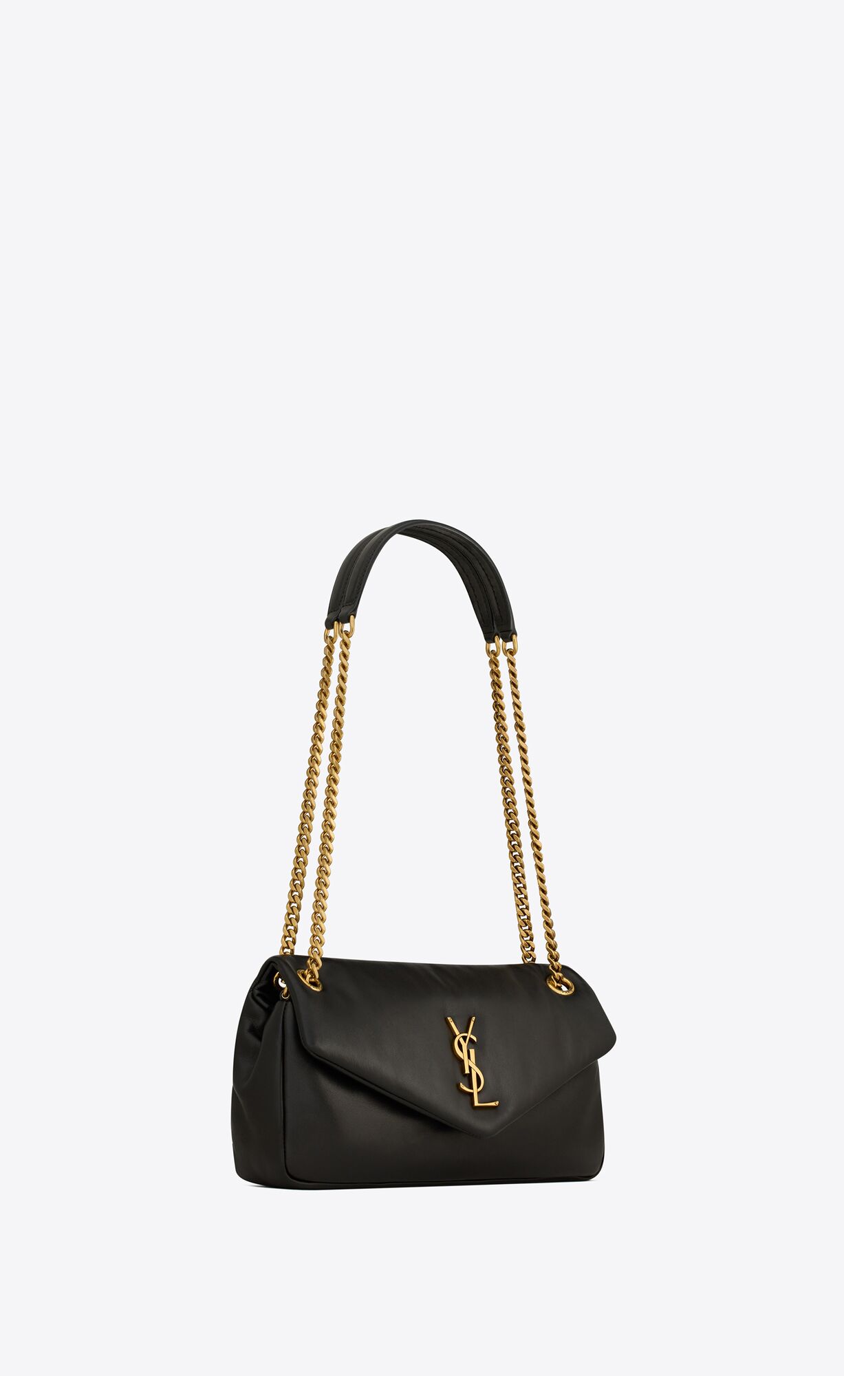 YSL Calypso In Lambskin Schwarz | 21086-CTJM