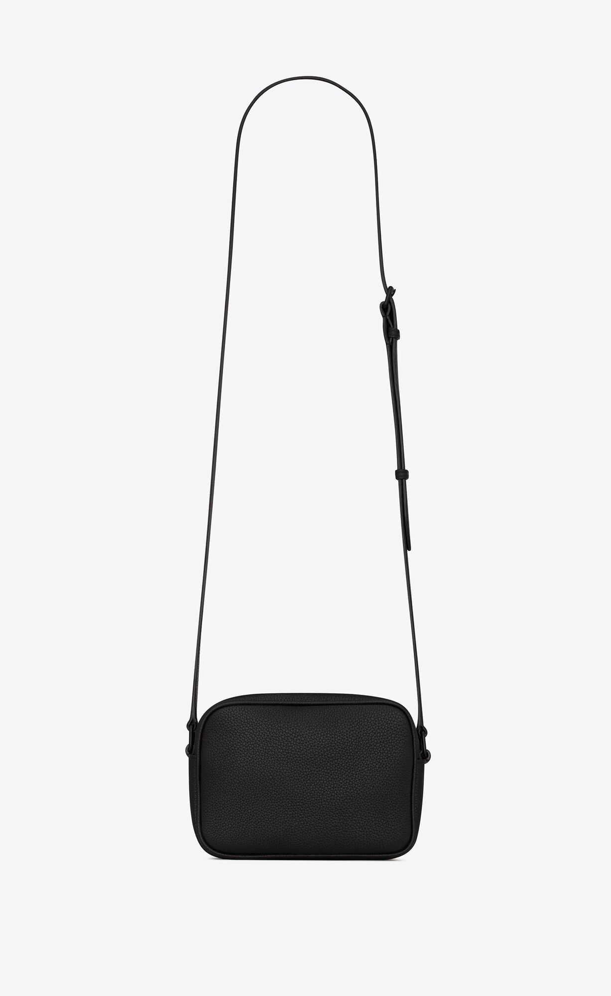 YSL Camp Small Camera Bag In Grained Leder Noir | 14283-IMCF