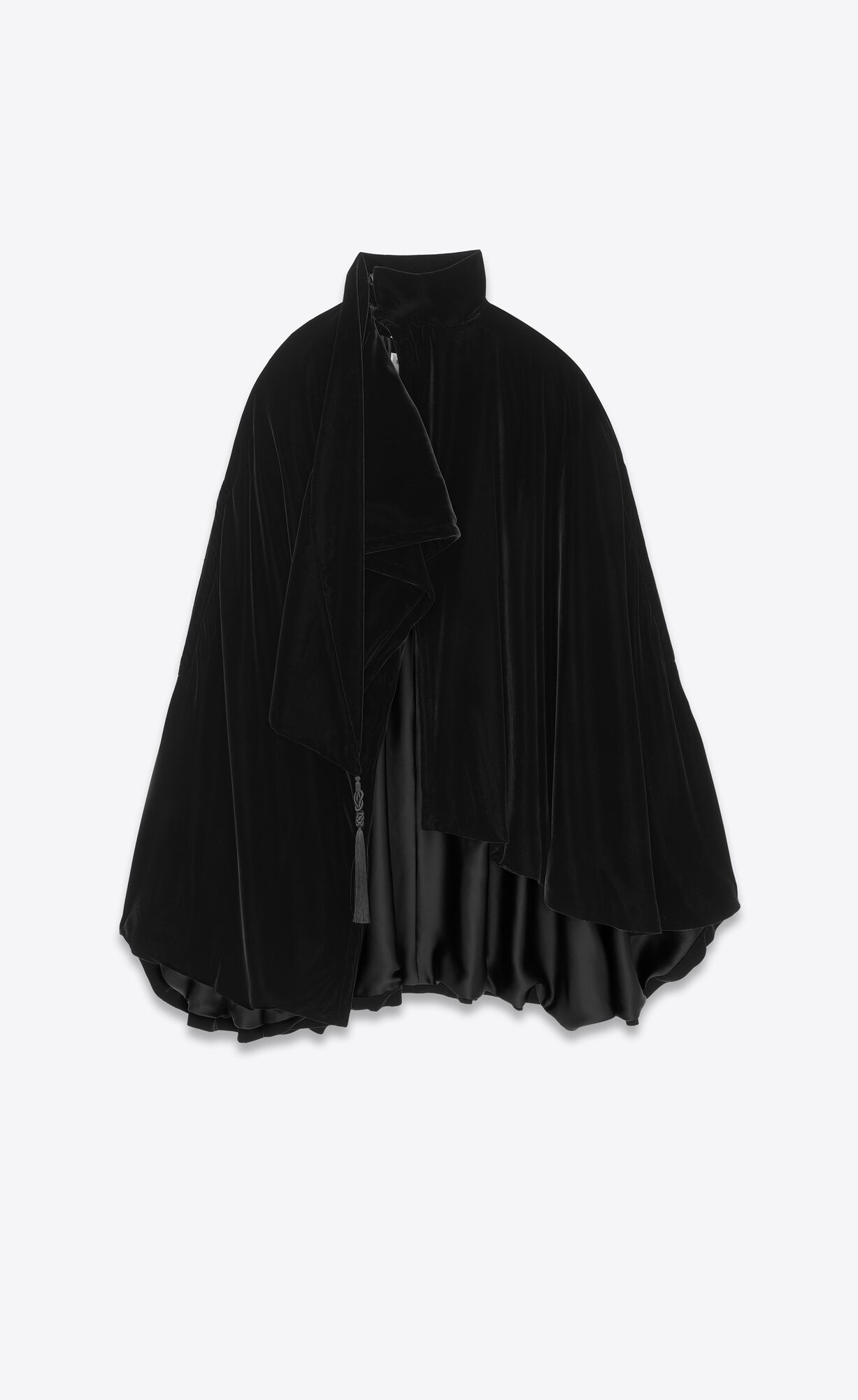 YSL Cape In Velvet Noir | 37291-CGOD