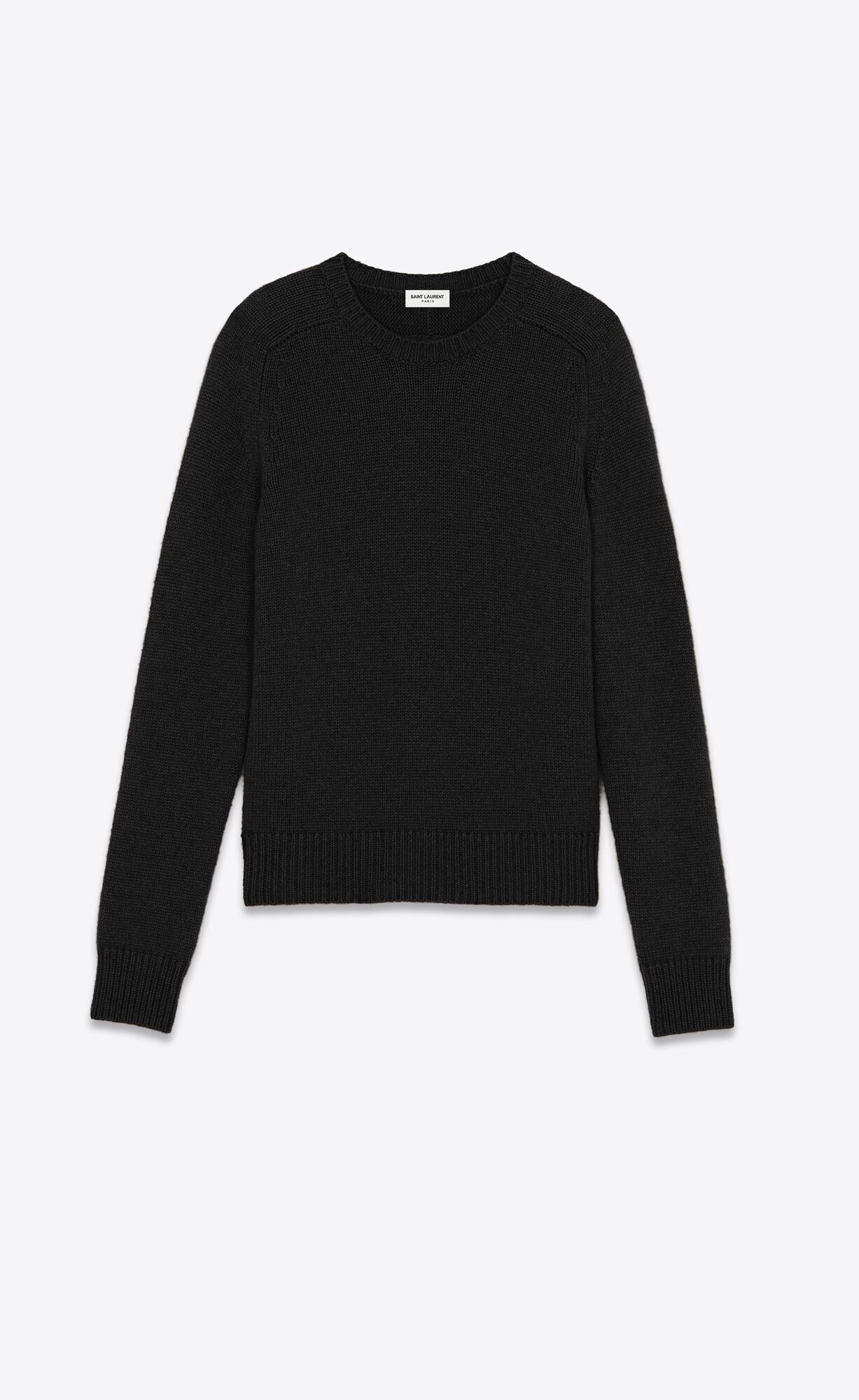 YSL Cashmere Pullover Schwarz | 65124-WHNM