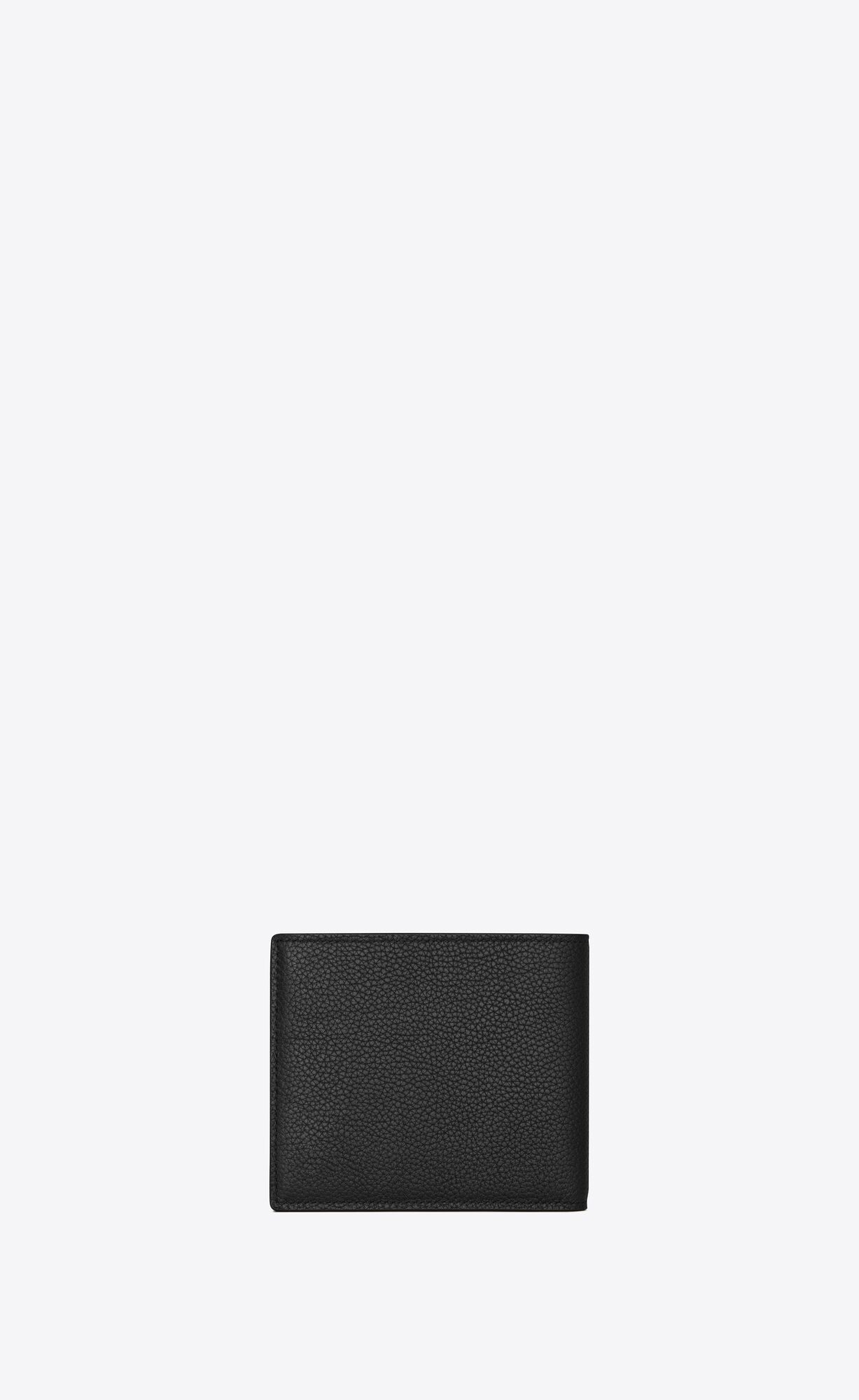 YSL Cassandre Shadow Saint Laurent East/West Wallet In Grained Leder Schwarz | 80763-YJCV