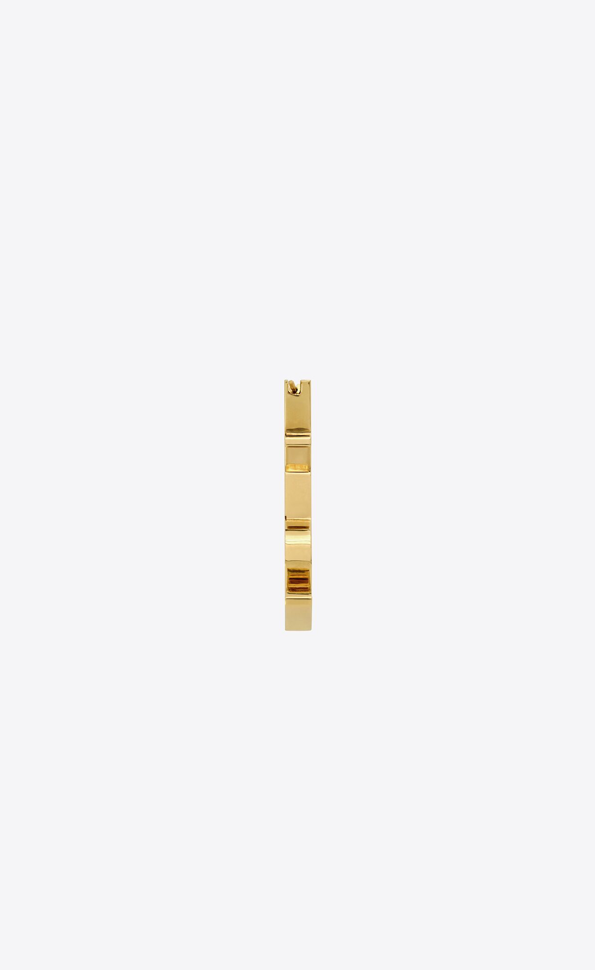 YSL Cassandre Single Earring In Metal Gold | 26437-WHVP