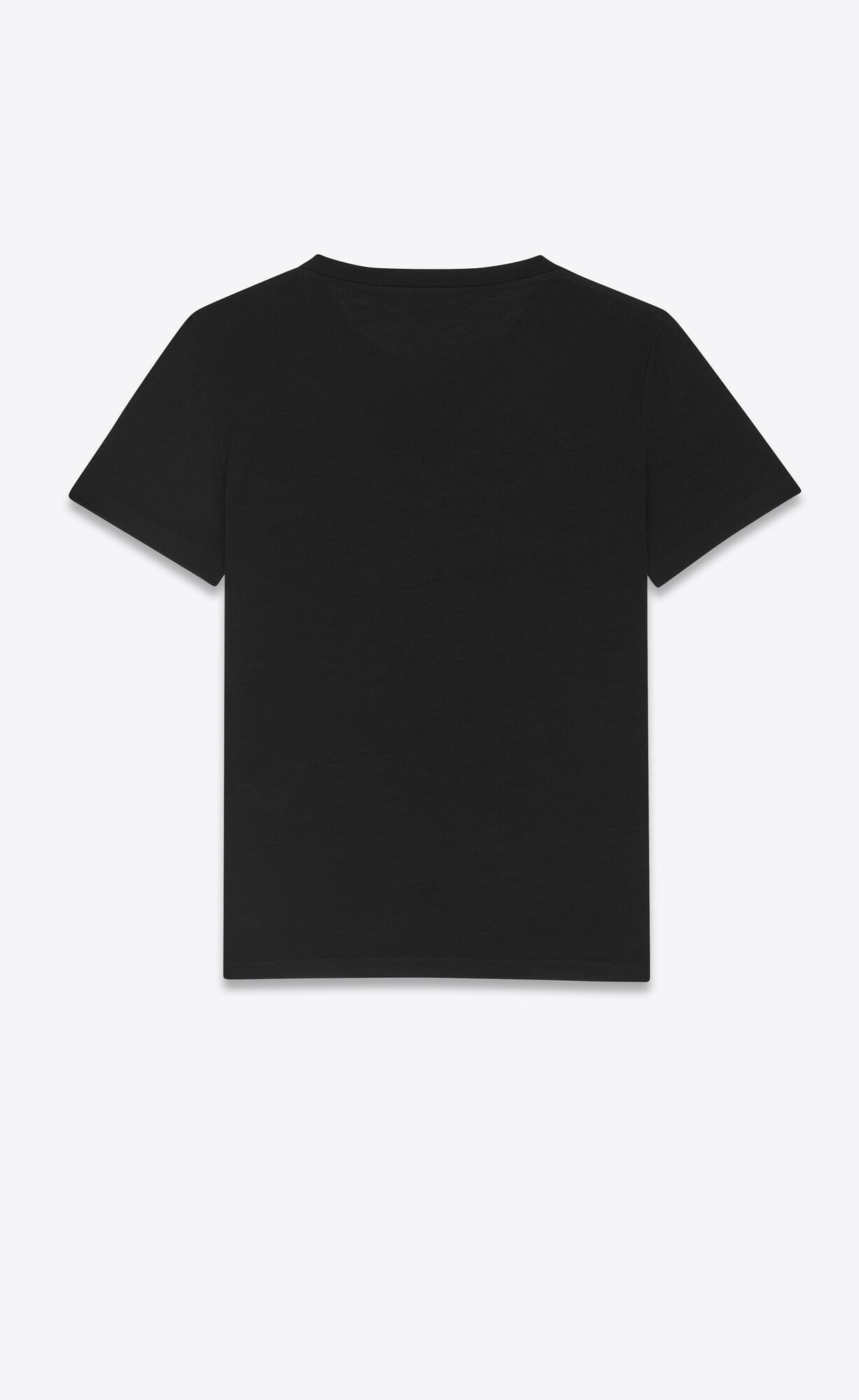 YSL Cassandre T-shirt In Wolle Jersey Noir | 71458-KLDT