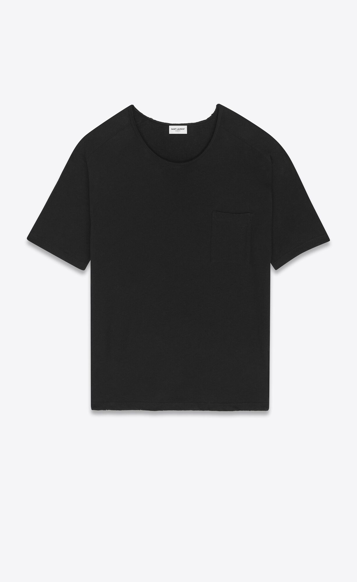 YSL Cassandre T-shirt Noir | 30189-MONU