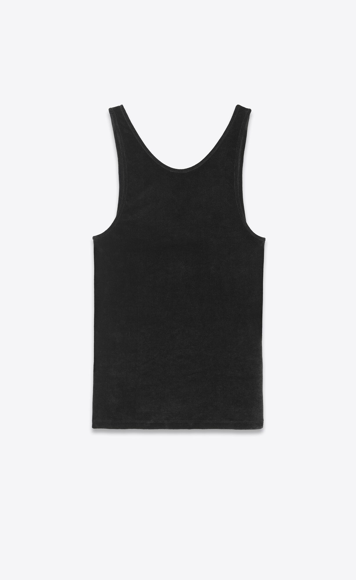 YSL Cassandre Tank Top In Velvet Noir | 02958-WLZI