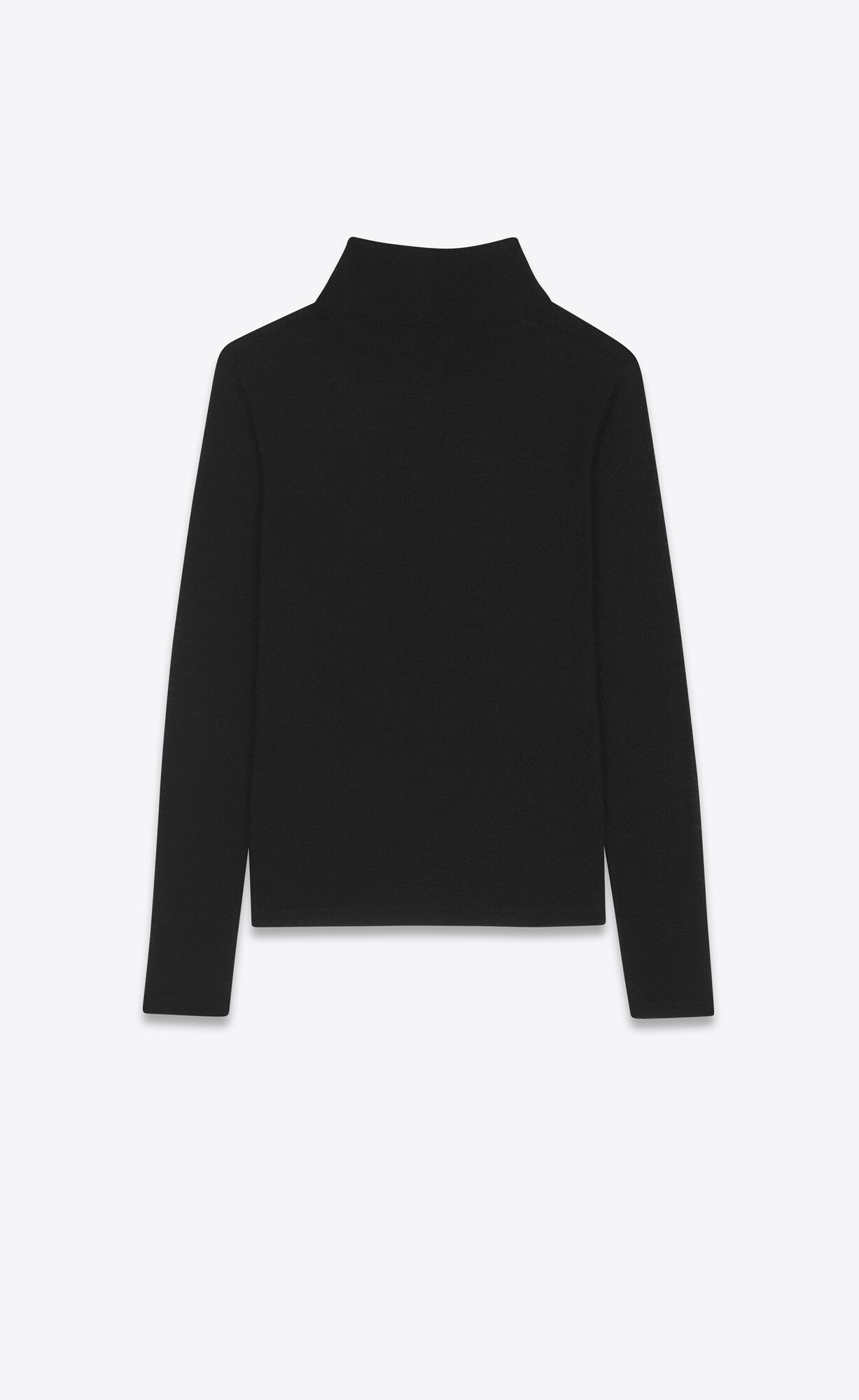 YSL Cassandre Top In Wolle Noir | 18273-EZJW