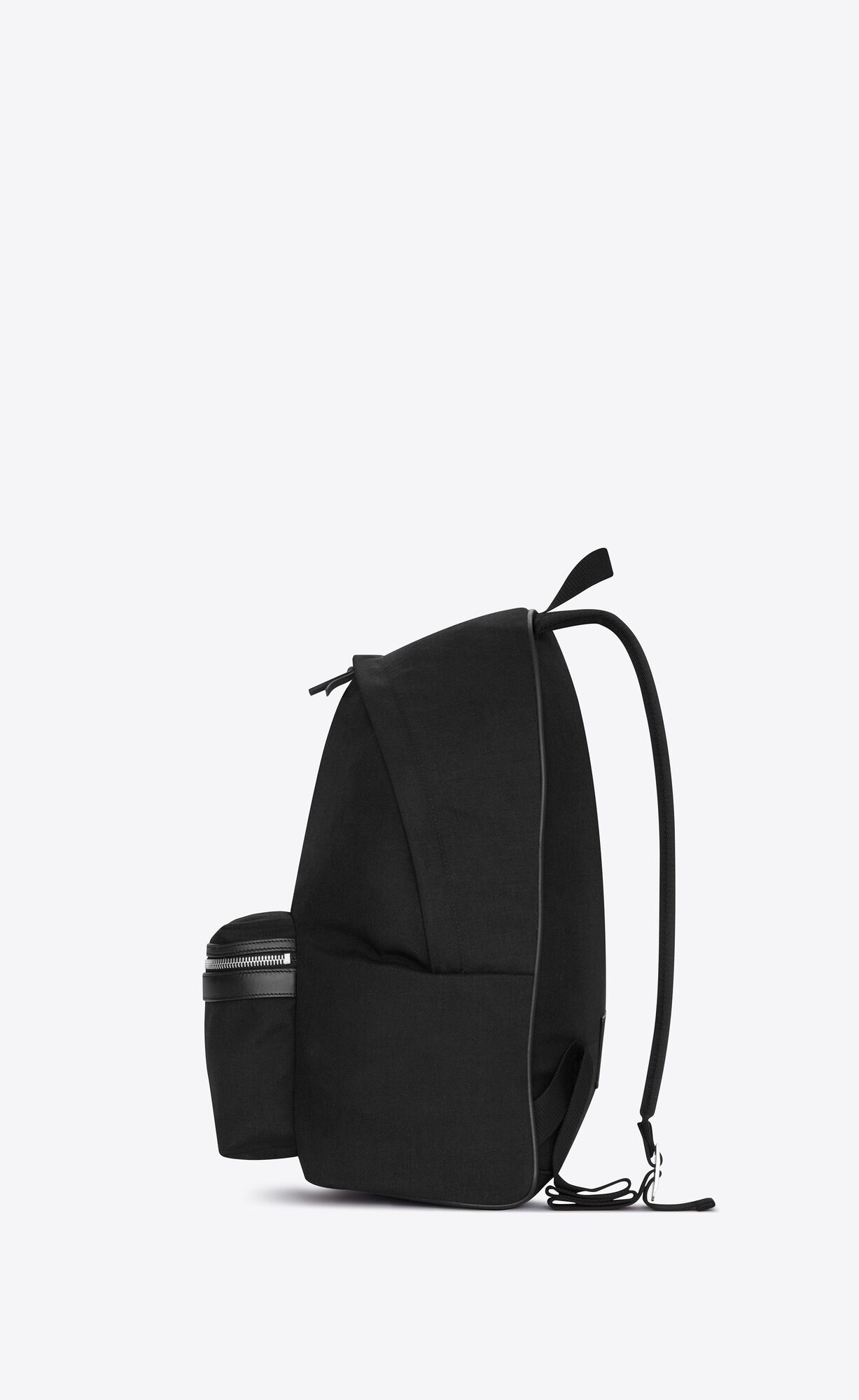 YSL City Backpack In Canvas, Nylon And Leder Schwarz | 24850-ZUEO