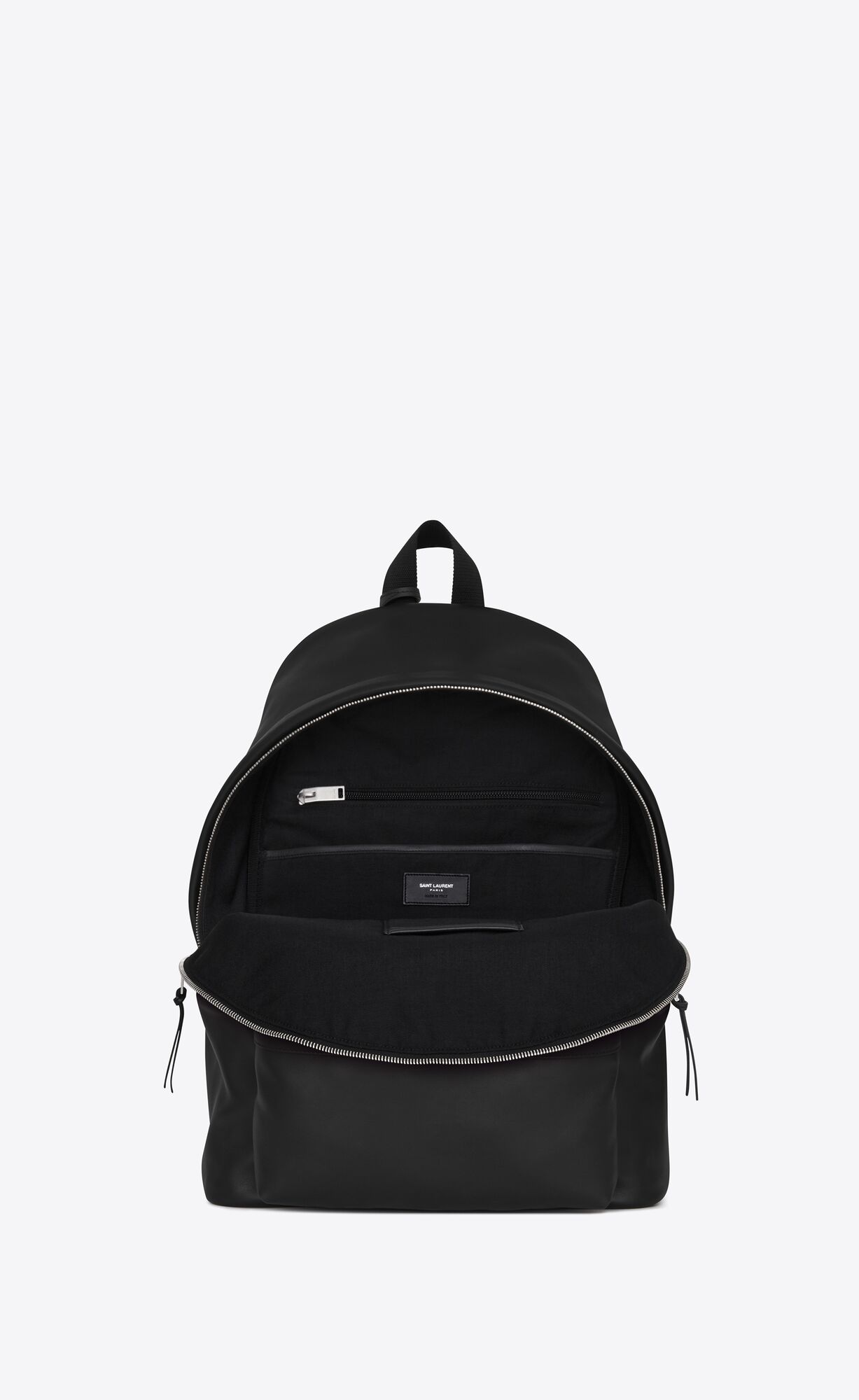 YSL City Backpack In Matte Leder Schwarz | 93860-OUVW