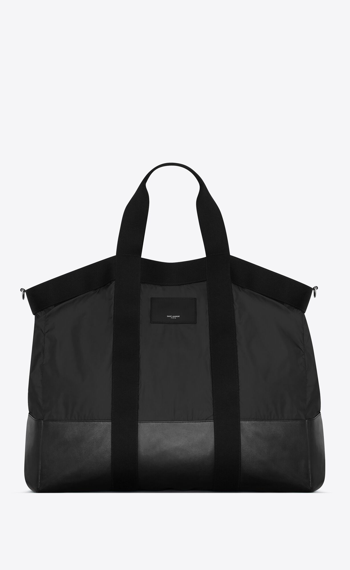 YSL City Saint Laurent Big Tote In Econyl® Regenerated Nylon Schwarz | 86170-HKUJ