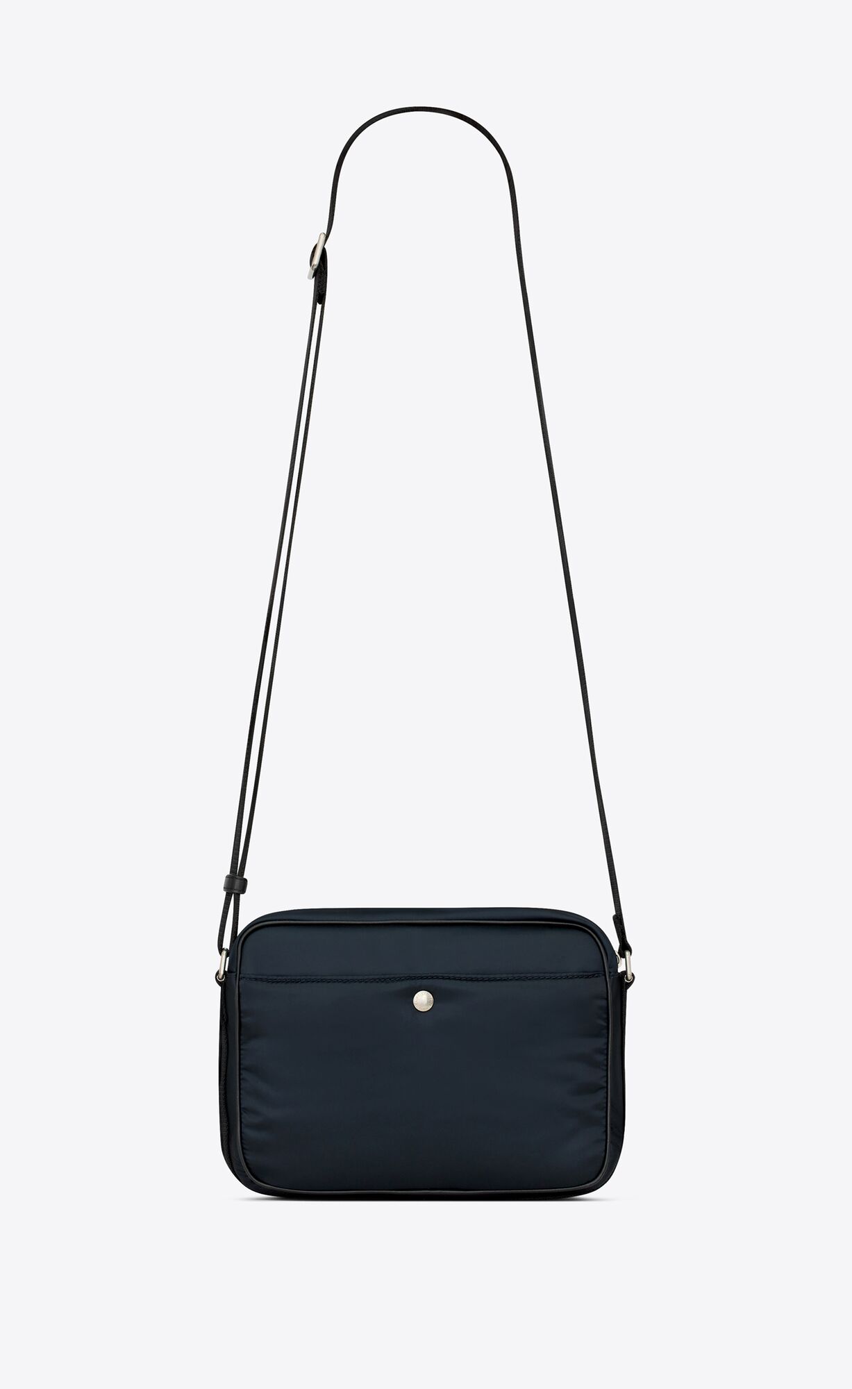 YSL City Saint Laurent New Camera Bag In Econyl® Regenerated Nylon Navy | 37198-PRQG