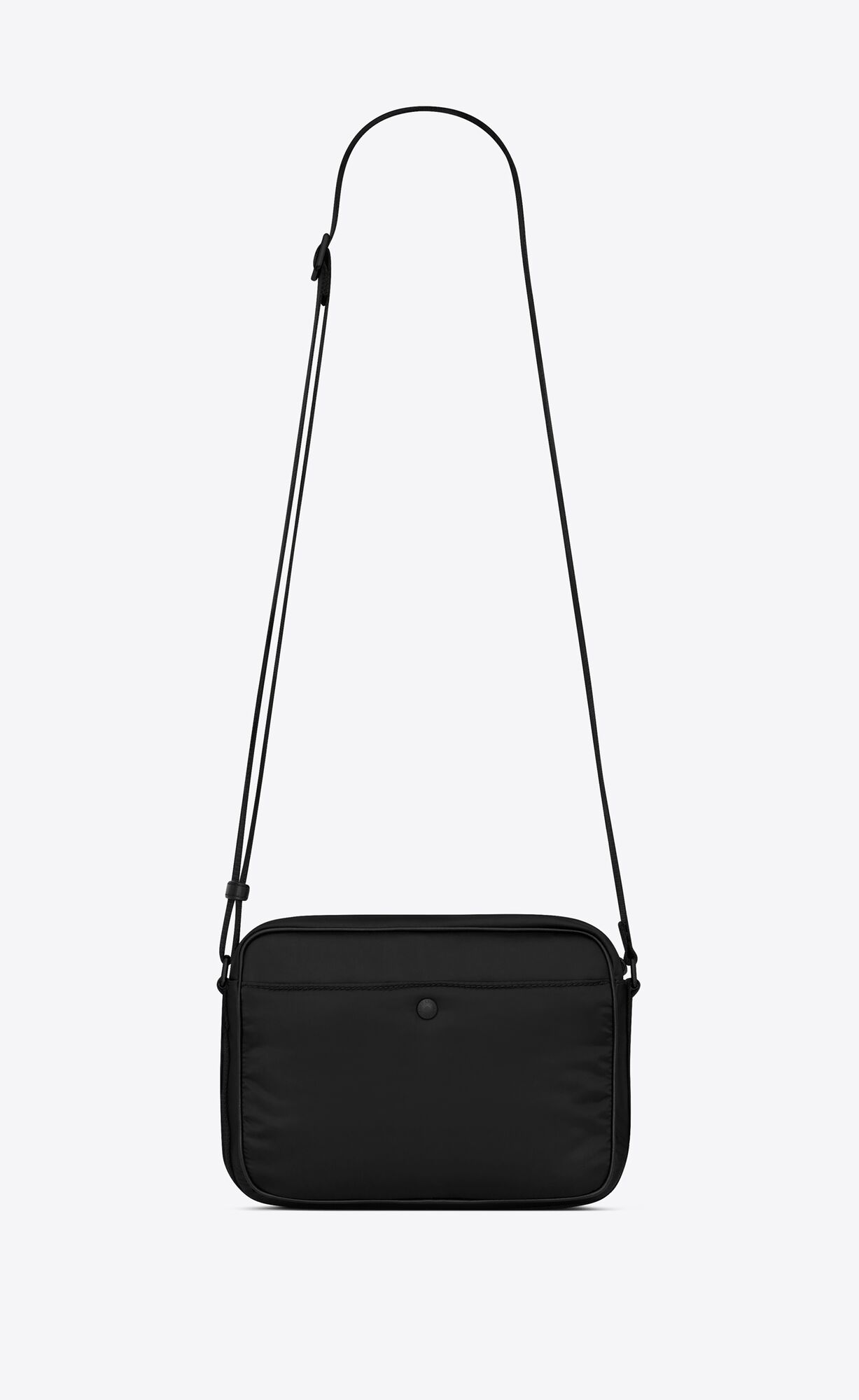 YSL City Saint Laurent New Camera Bag In Econyl® Regenerated Nylon Schwarz | 81025-VPOU