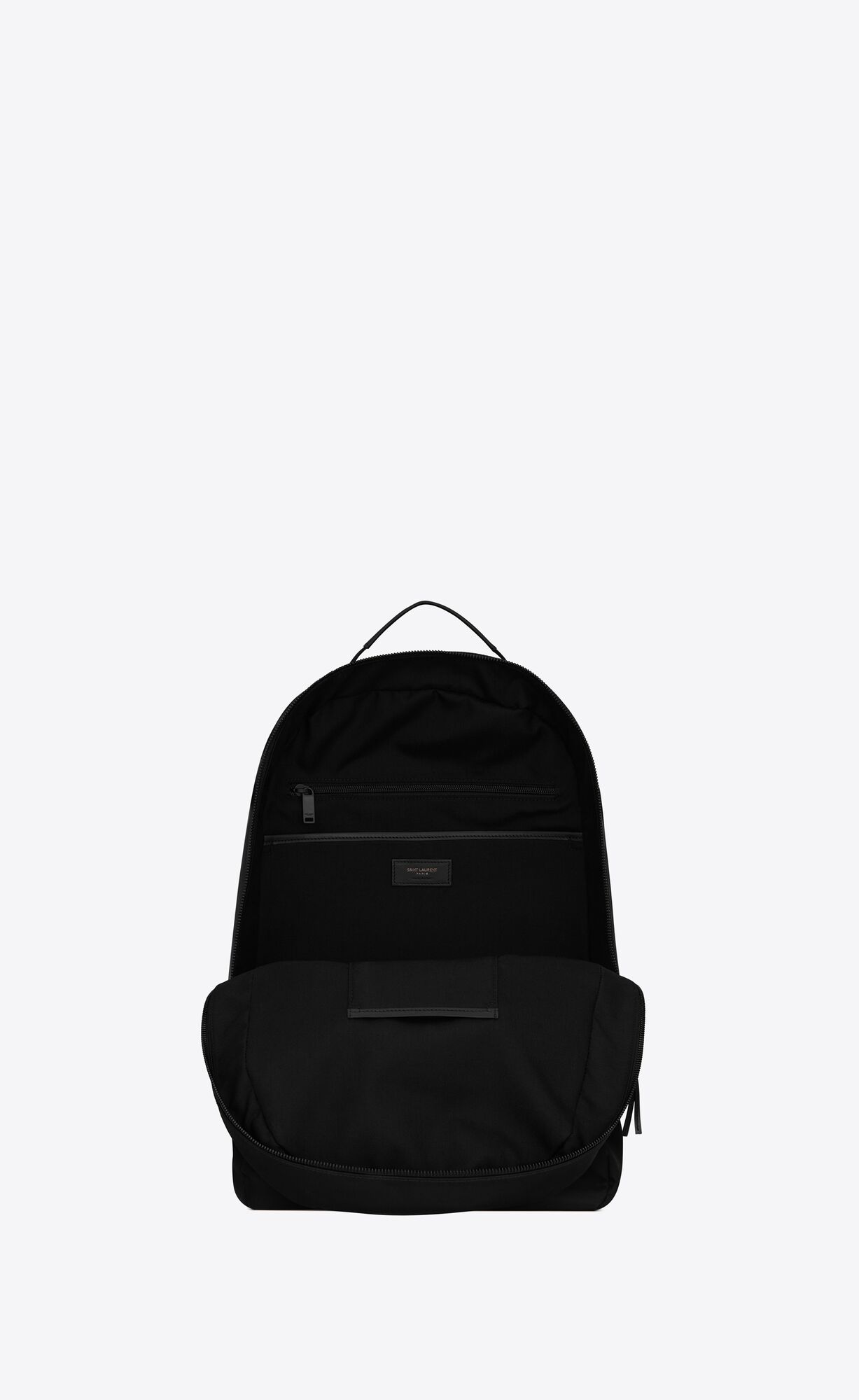 YSL City Trekking Backpack In Econyl® Smooth Leder And Nylon Noir | 56781-USJZ