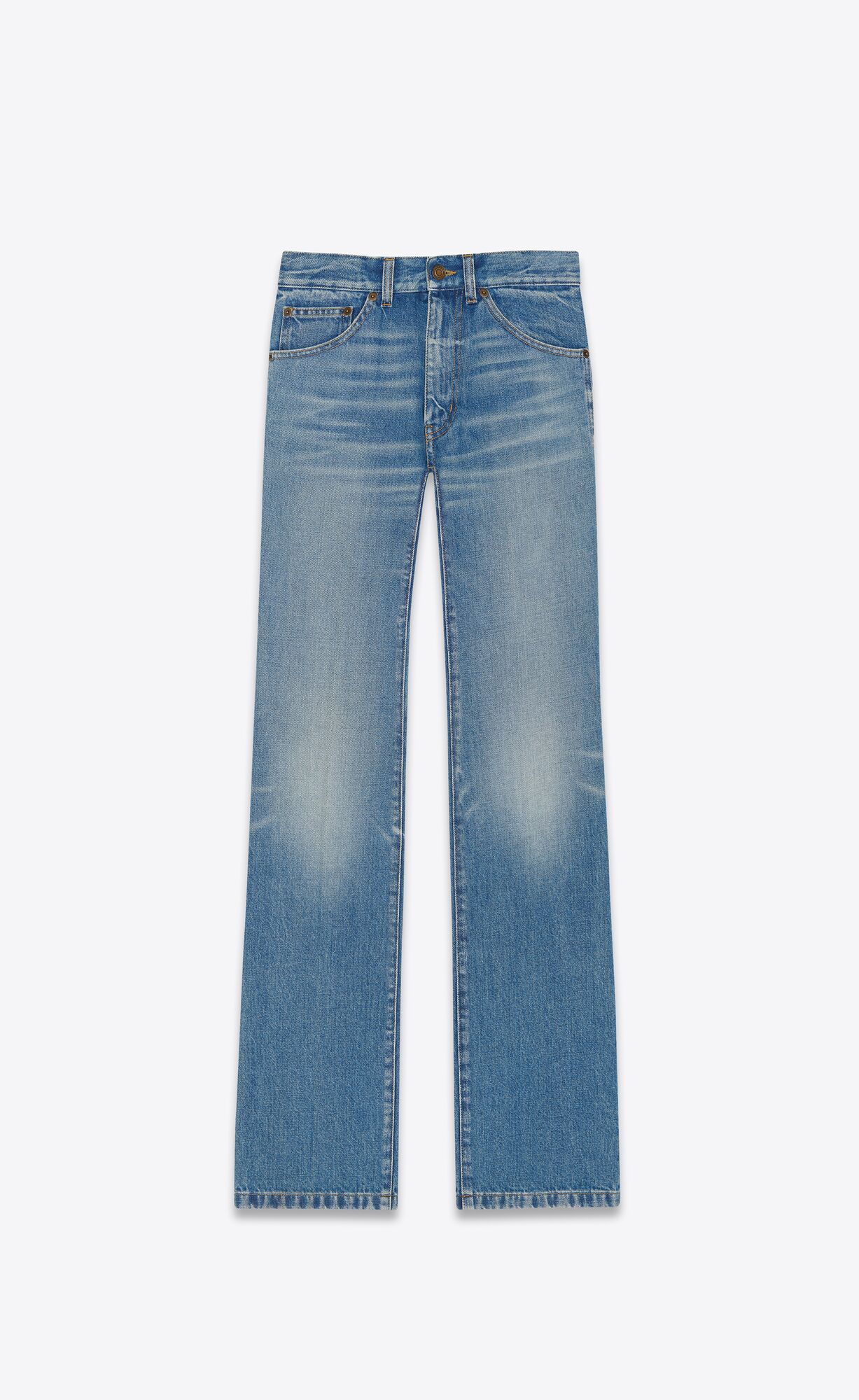 YSL Clyde Jeans Blau | 36218-PMYH