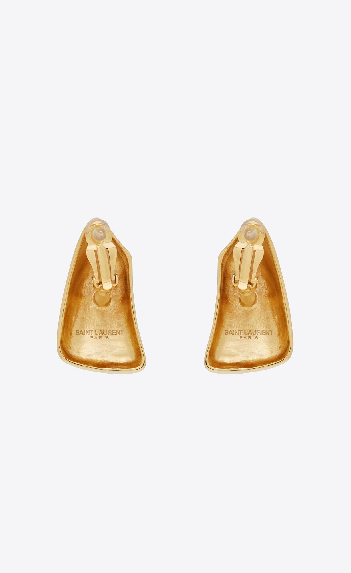 YSL Comet Earrings In Metal Gold | 27584-TIAY