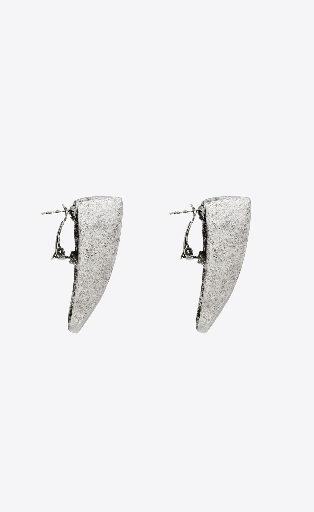 YSL Comet Earrings In Metal Silber | 74683-WPLU