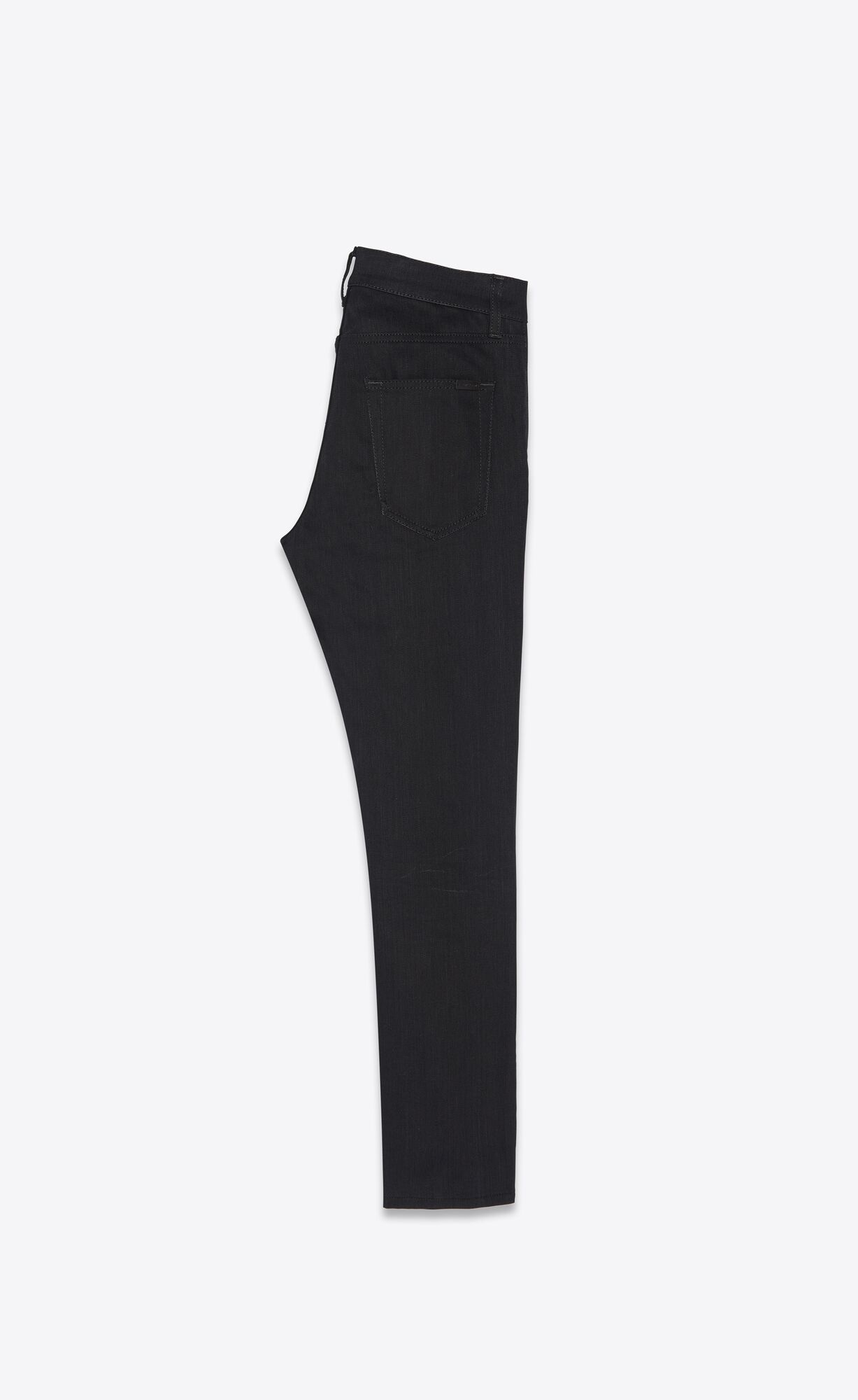 YSL Cropped Schlank-fit Jeans Schwarz | 61253-JNUV