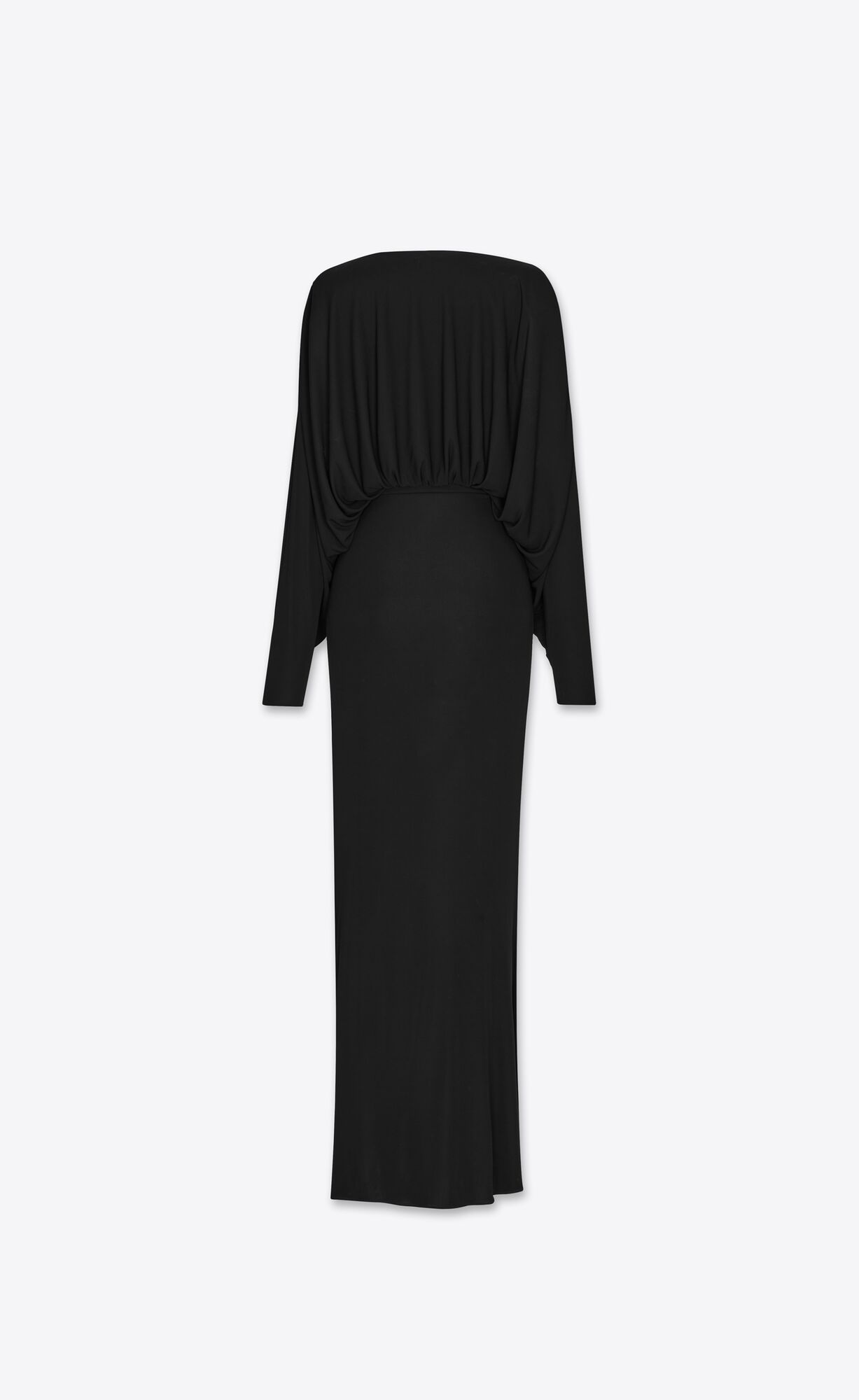 YSL Cut-out Kleider In Crepe Jersey Schwarz | 47628-BCXJ