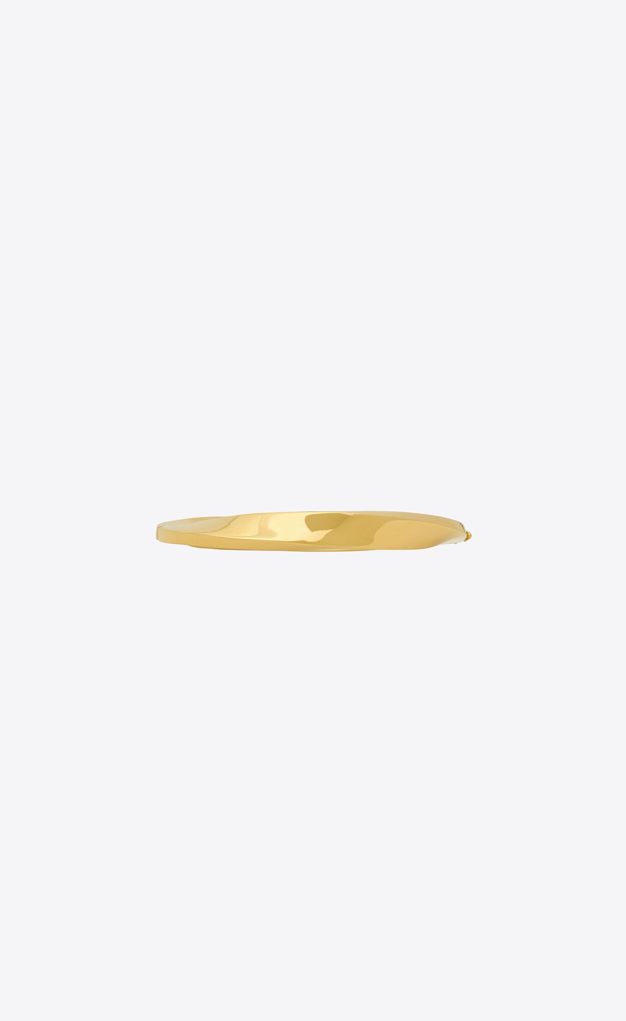 YSL Deco Twist Bracelet In Metal Gold | 95207-JSBL