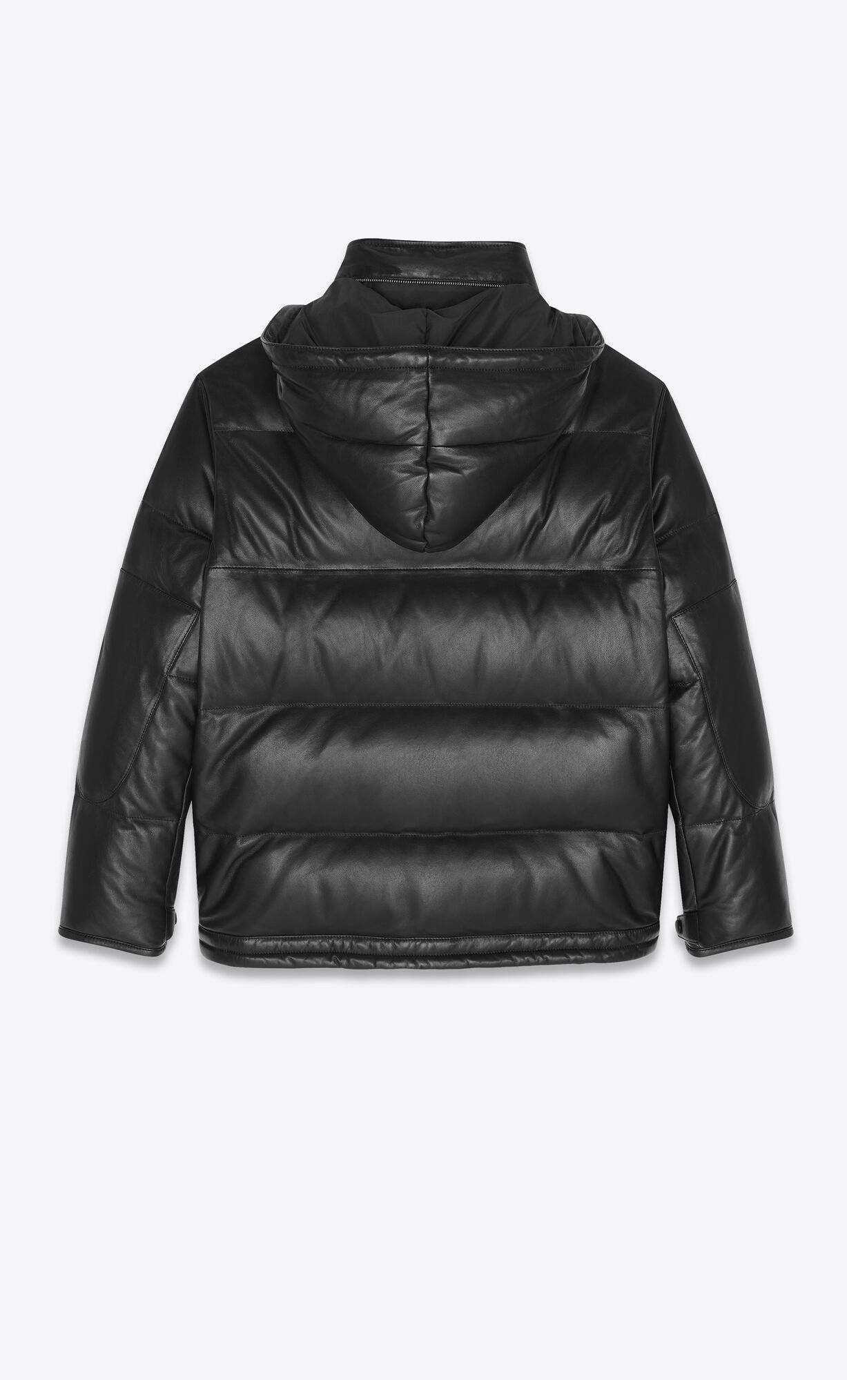 YSL Down Jacket In Lambskin Schwarz | 01537-IMJF